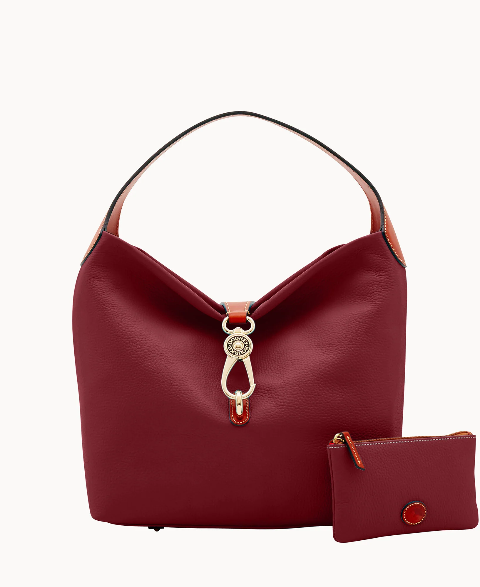 Pebble Grain Logo Lock Shoulder Bag - Image 53