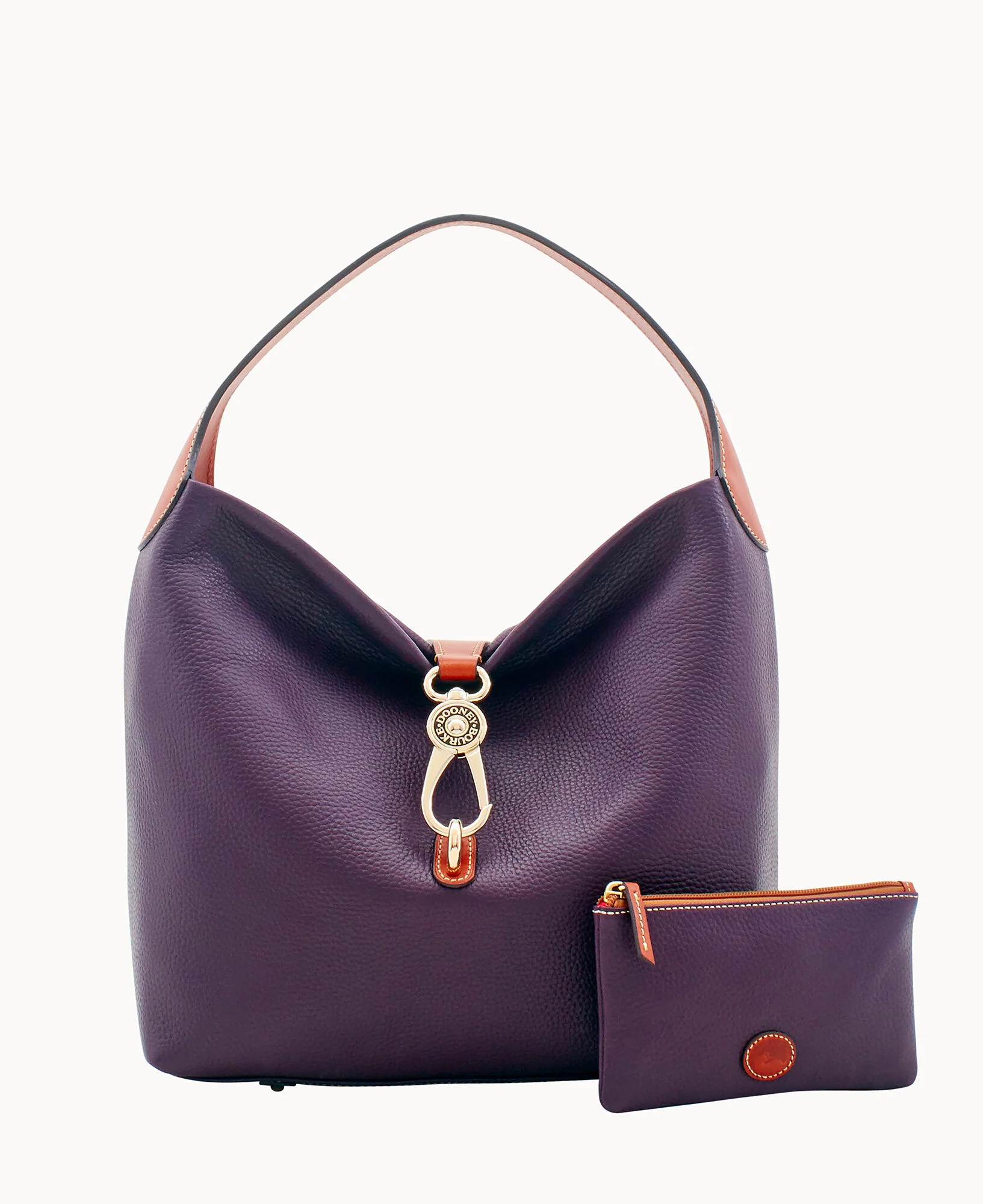 Pebble Grain Logo Lock Shoulder Bag - Image 61