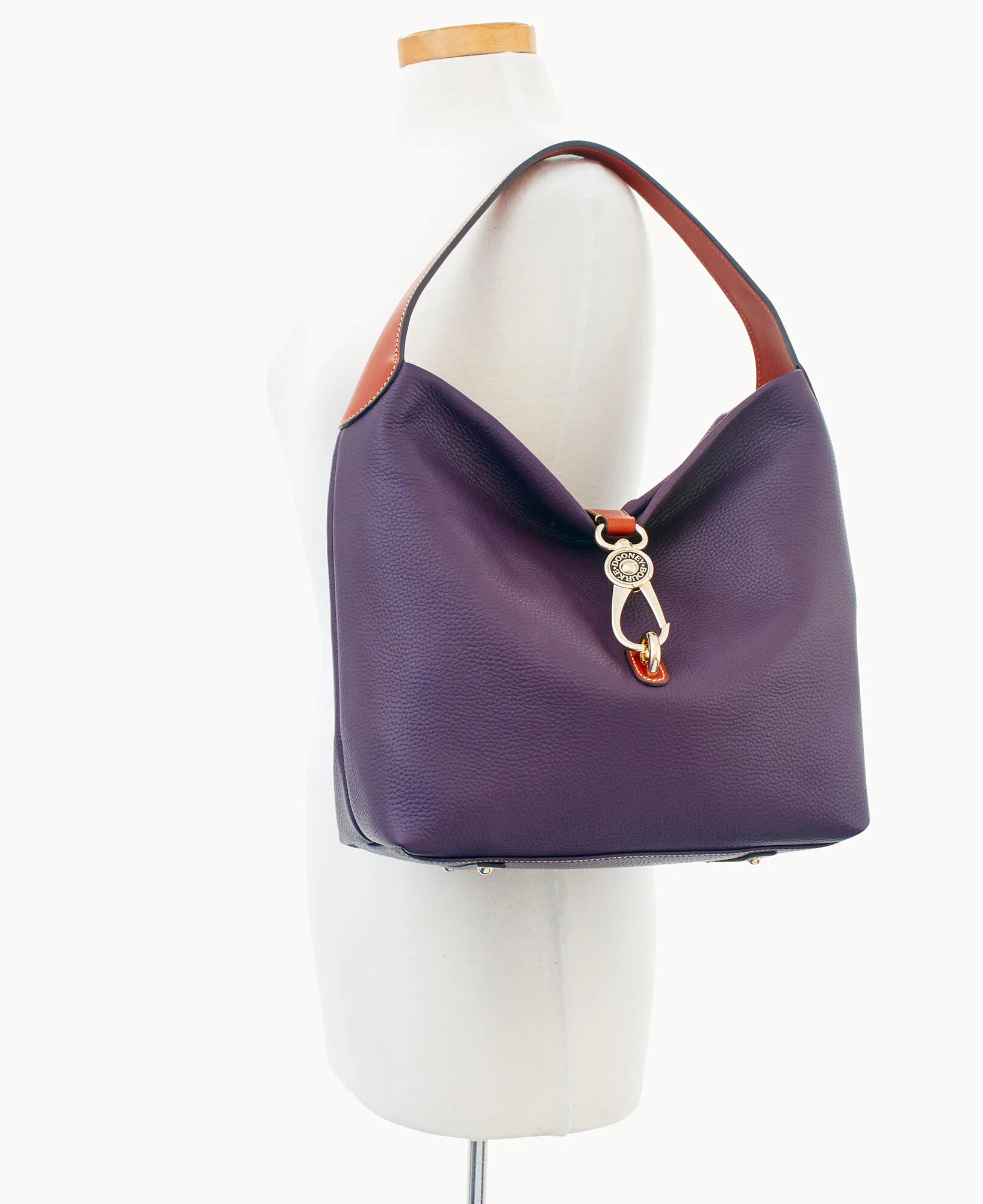 Pebble Grain Logo Lock Shoulder Bag - Image 62