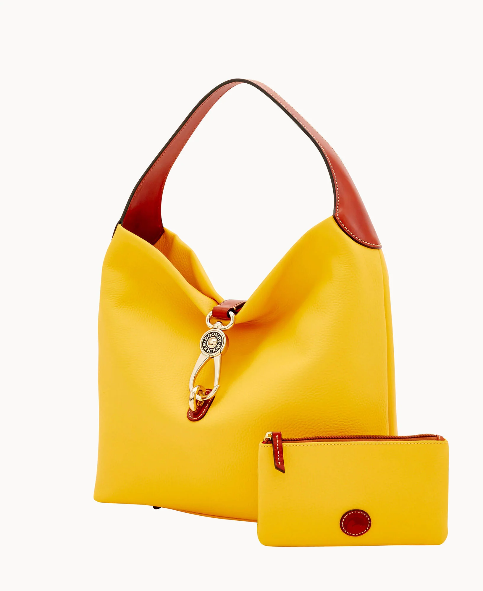 Pebble Grain Logo Lock Shoulder Bag - Image 68