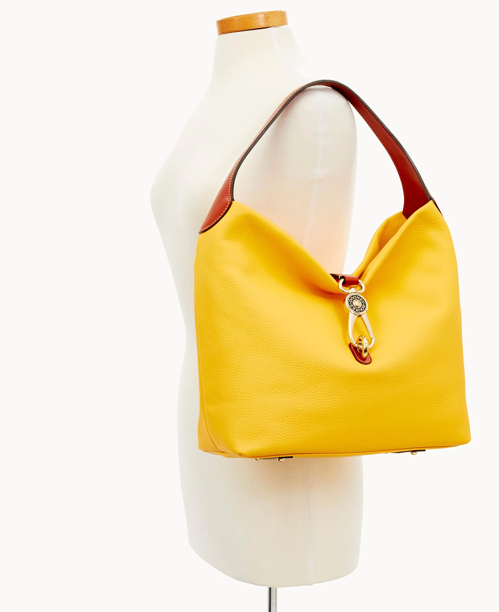 Pebble Grain Logo Lock Shoulder Bag - Image 70
