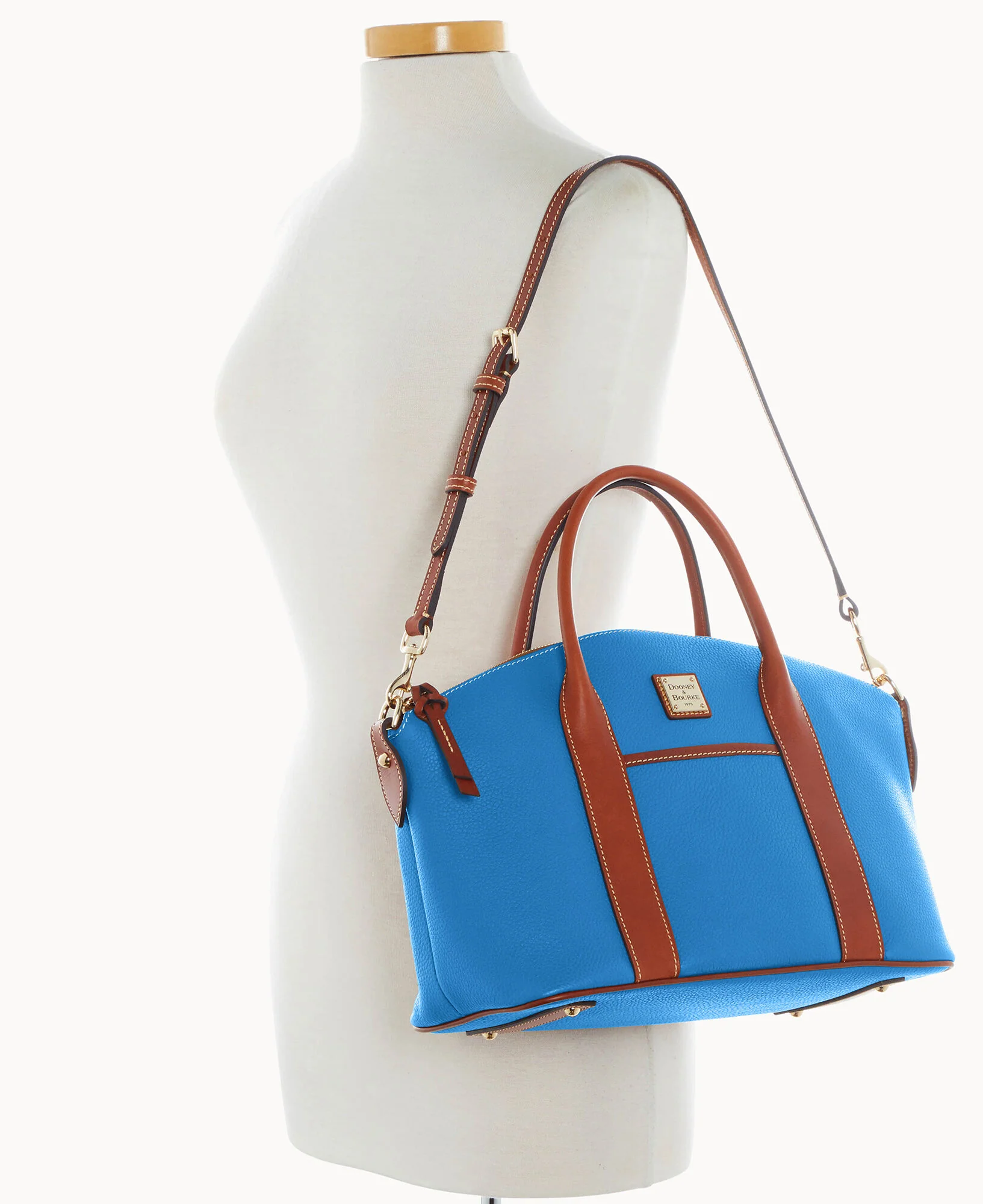 Pebble Grain Madeline Satchel - Image 10