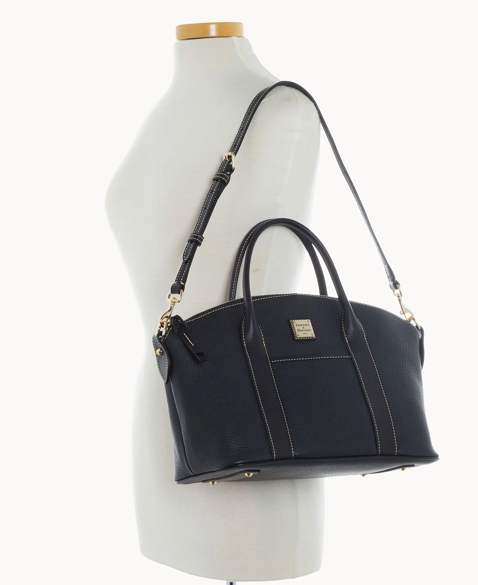 Pebble Grain Madeline Satchel - Image 30