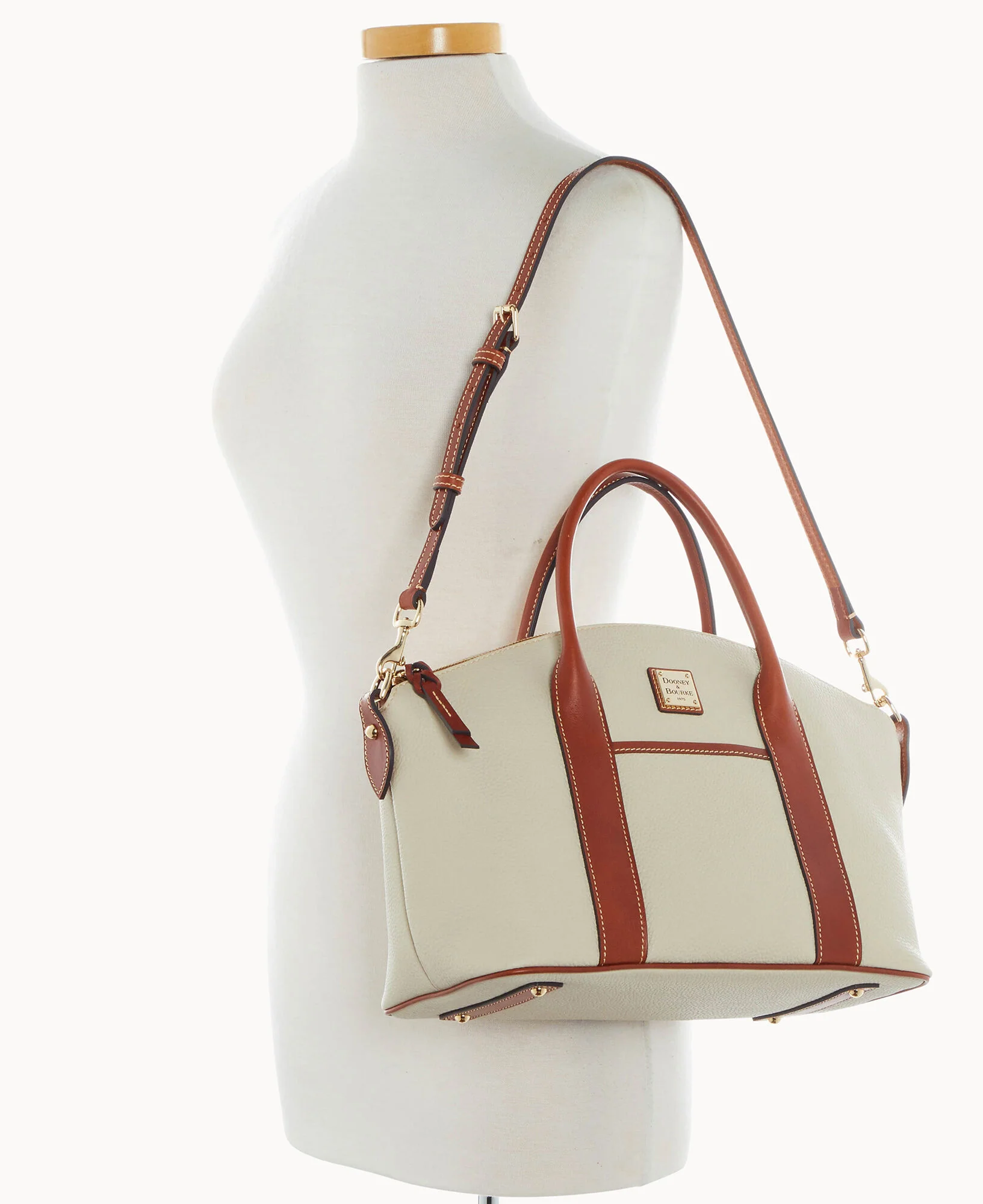 Pebble Grain Madeline Satchel - Image 45