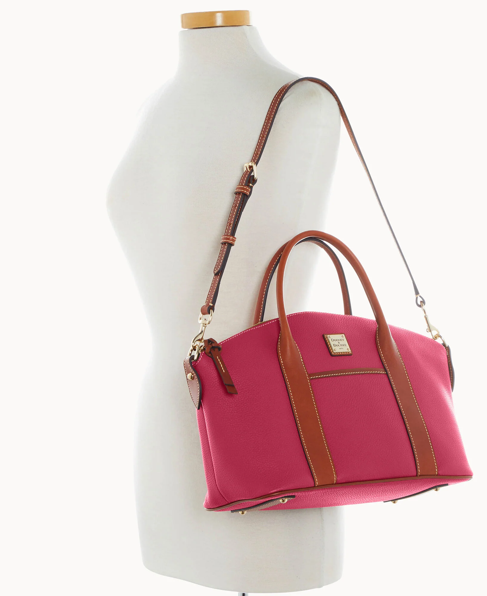Pebble Grain Madeline Satchel - Image 5