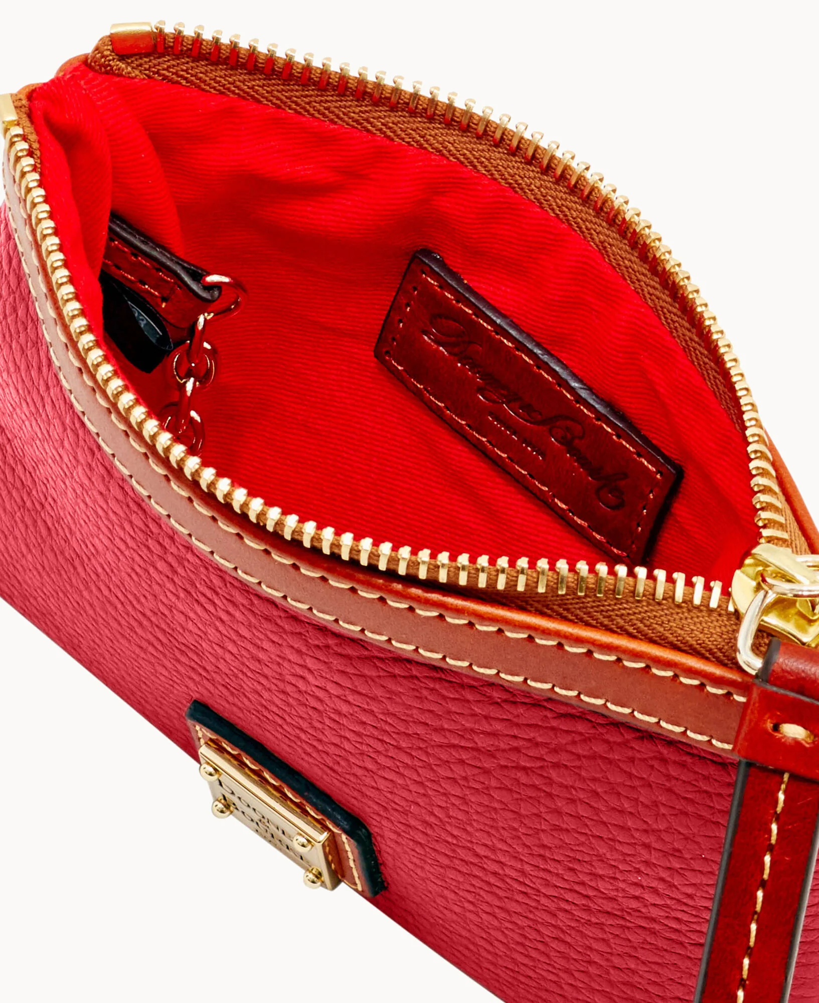 Pebble Grain Medium Wristlet - Image 18