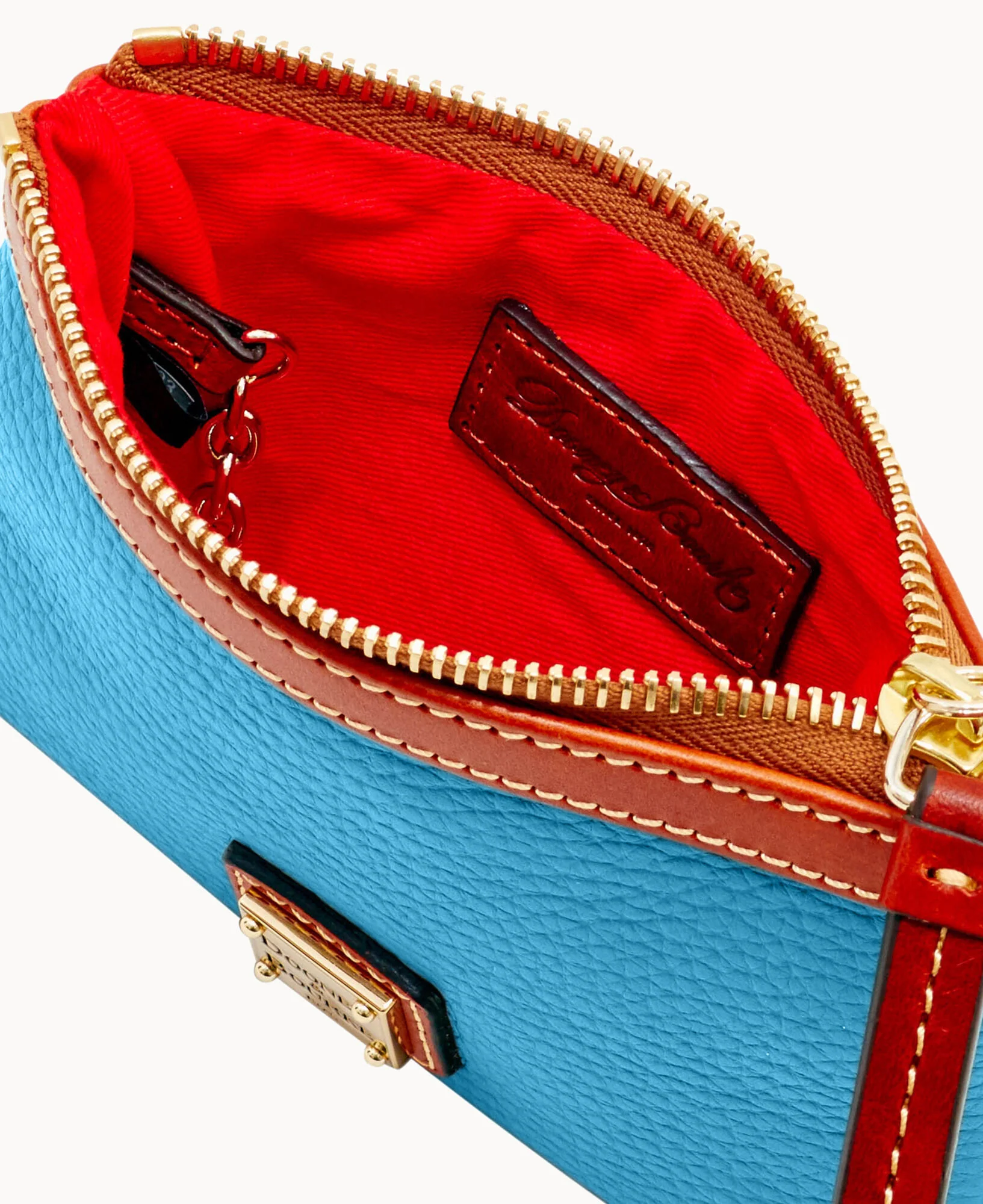 Pebble Grain Medium Wristlet - Image 21
