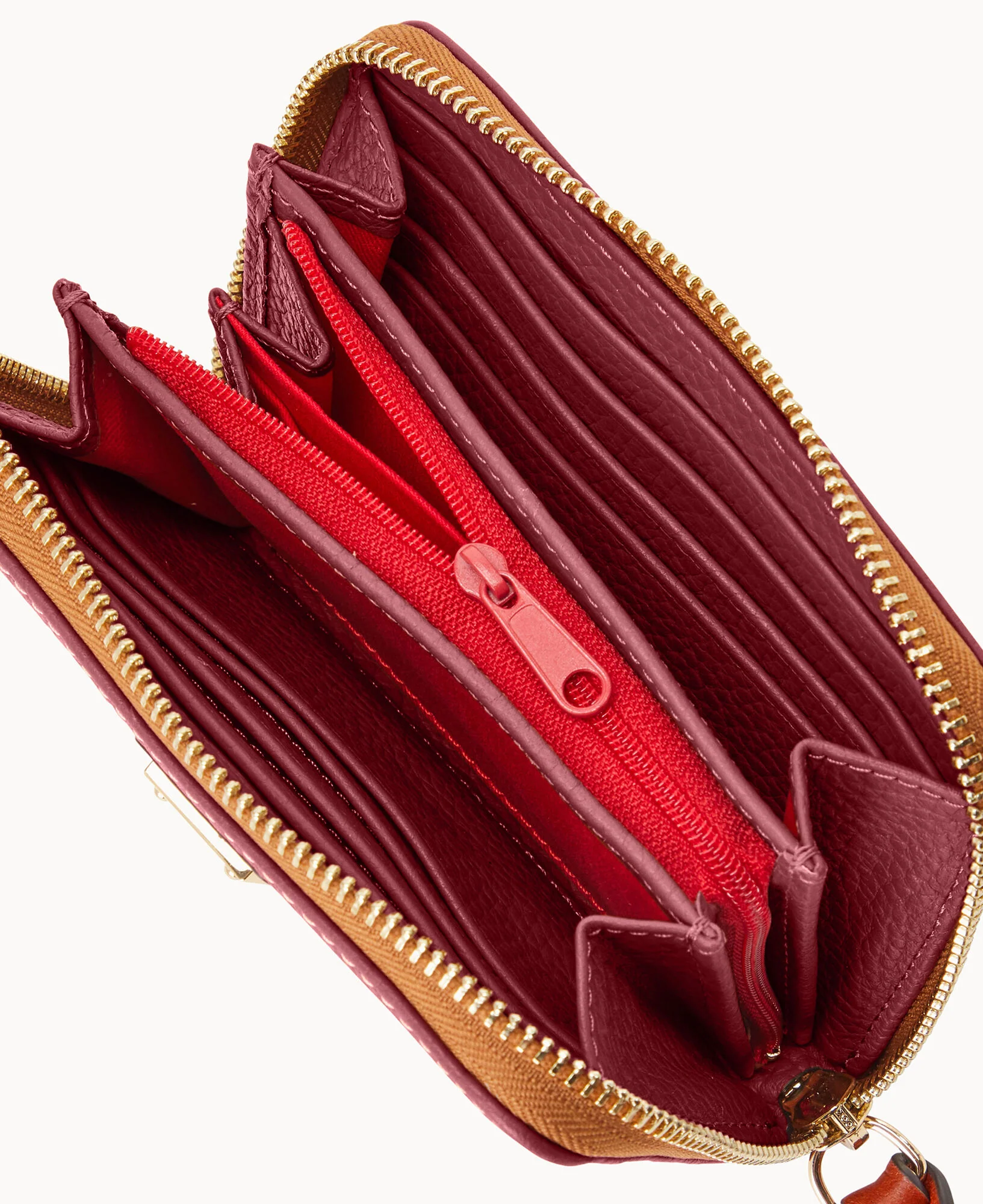 Pebble Grain Medium Zip Around Wallet - Image 45