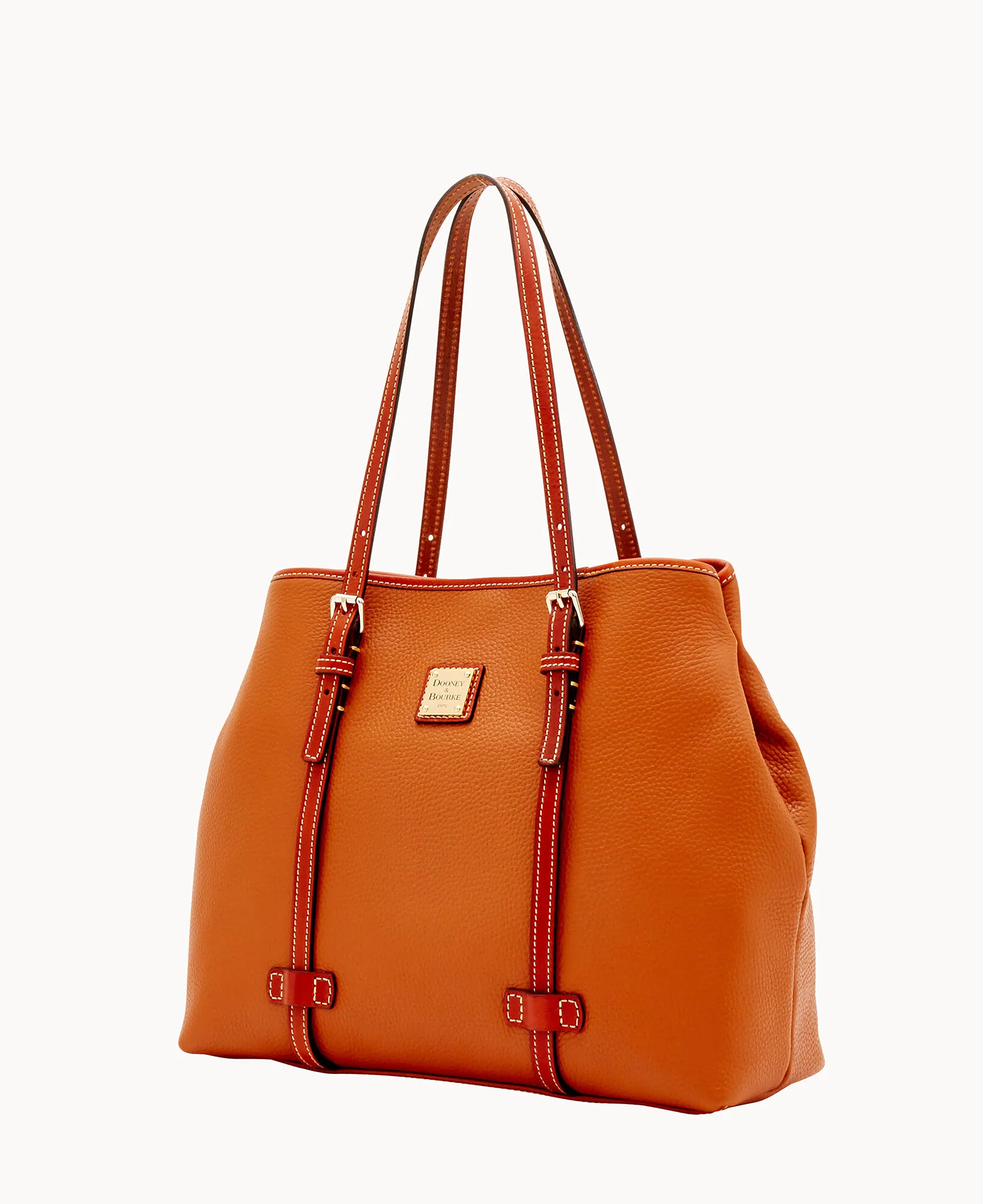 Pebble Grain Side Snap Tote - Image 2