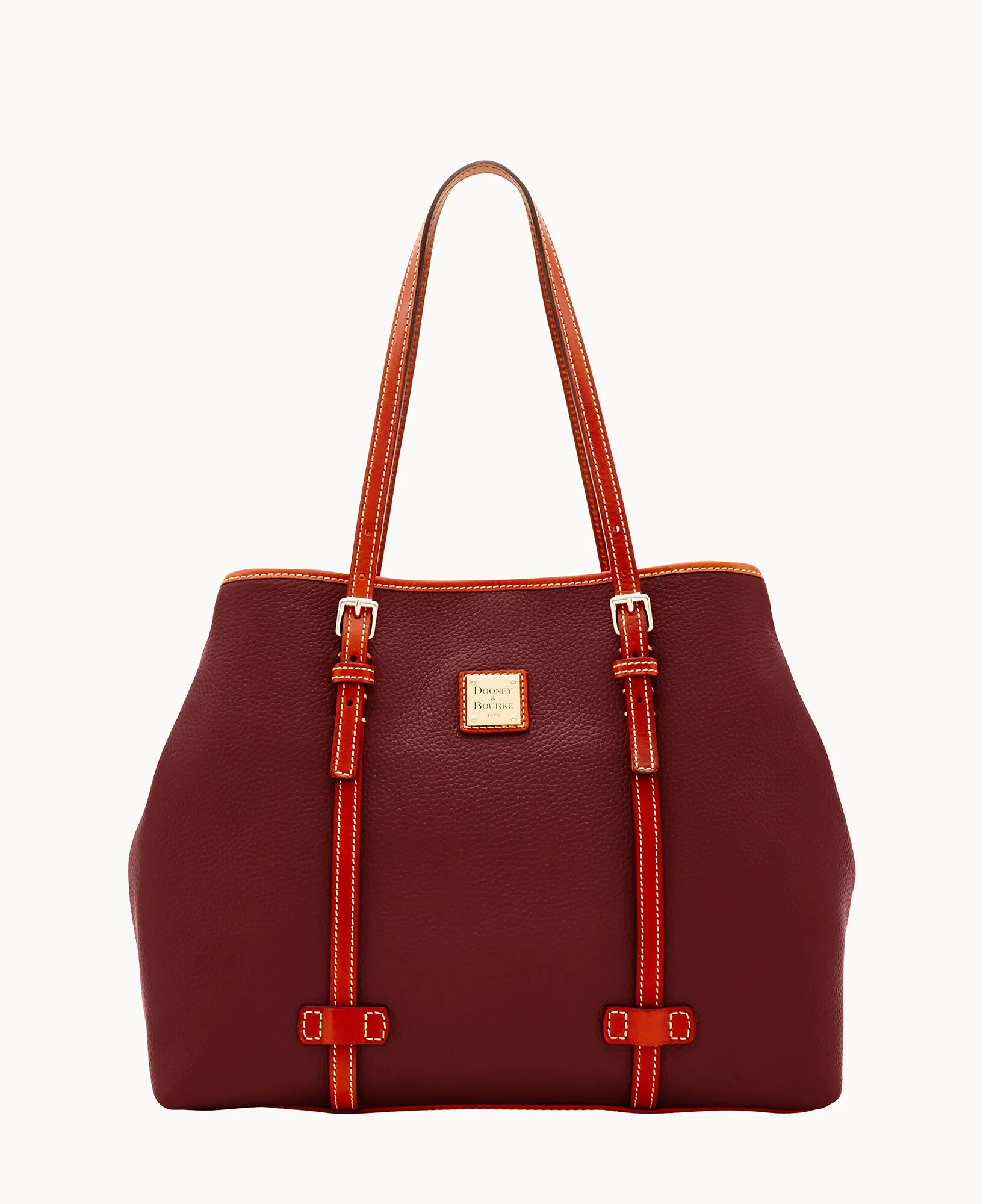 Pebble Grain Side Snap Tote - Image 21