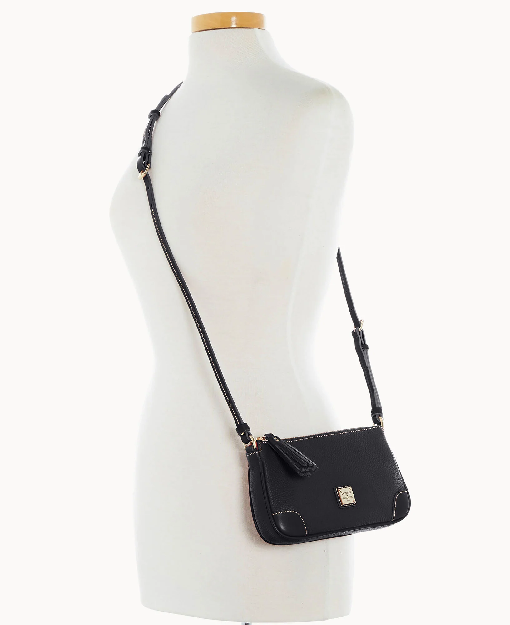 Pebble Grain Slim Crossbody - Image 9