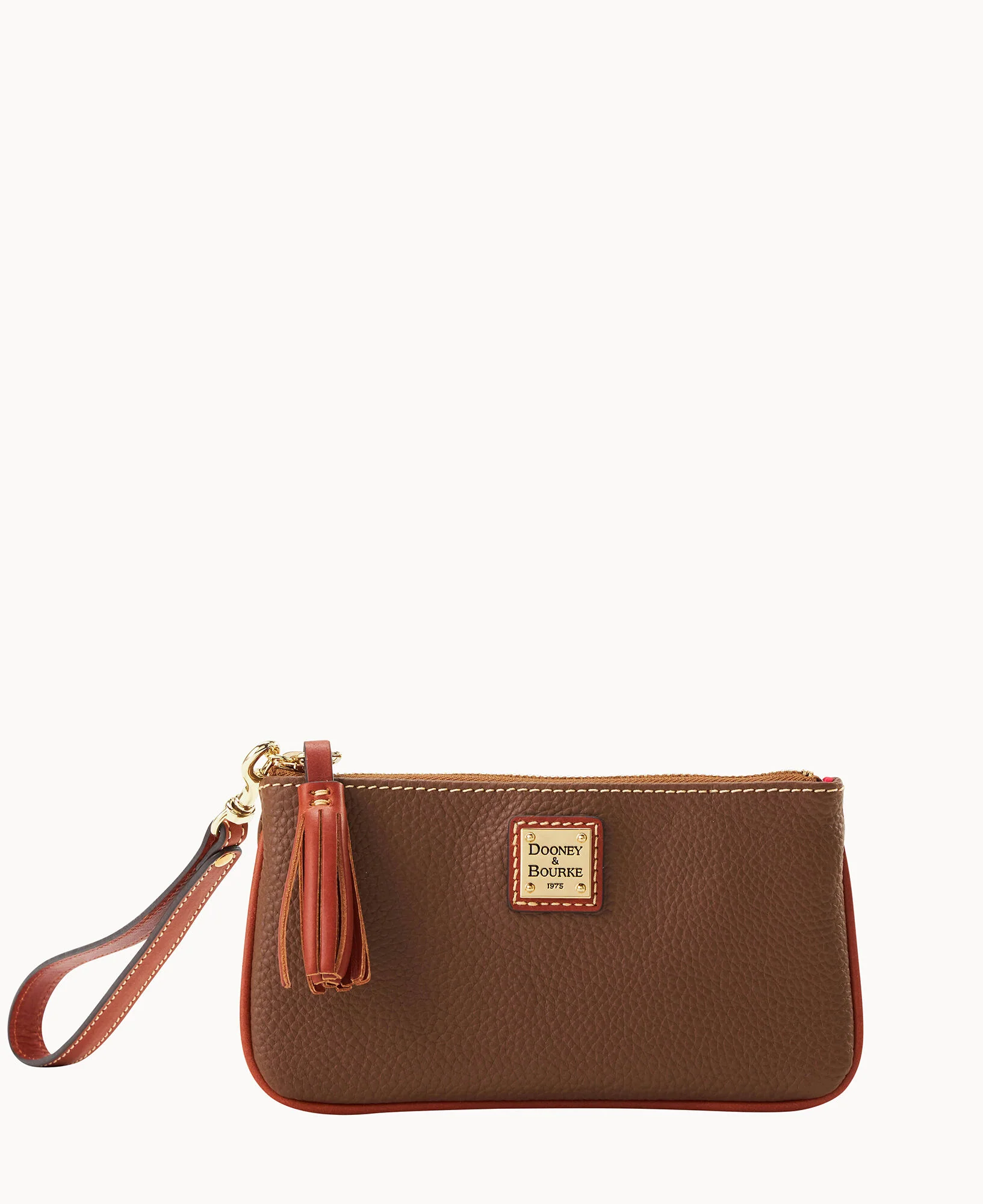 Pebble Grain Small Carrington Wristlet