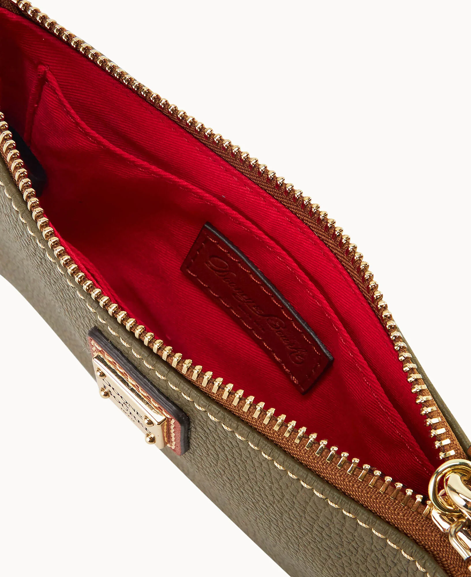 Pebble Grain Small Carrington Wristlet - Image 12