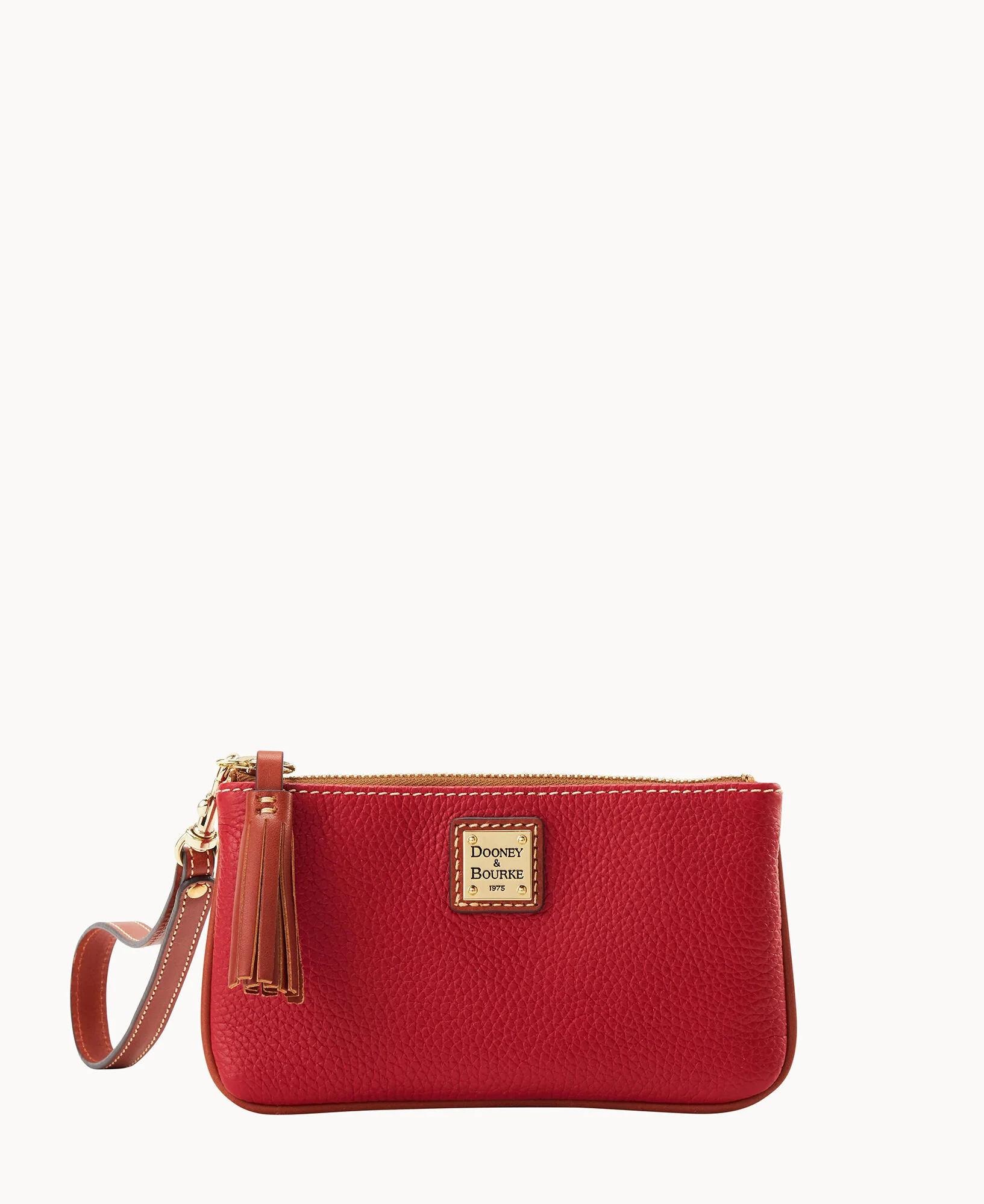 Pebble Grain Small Carrington Wristlet - Image 13