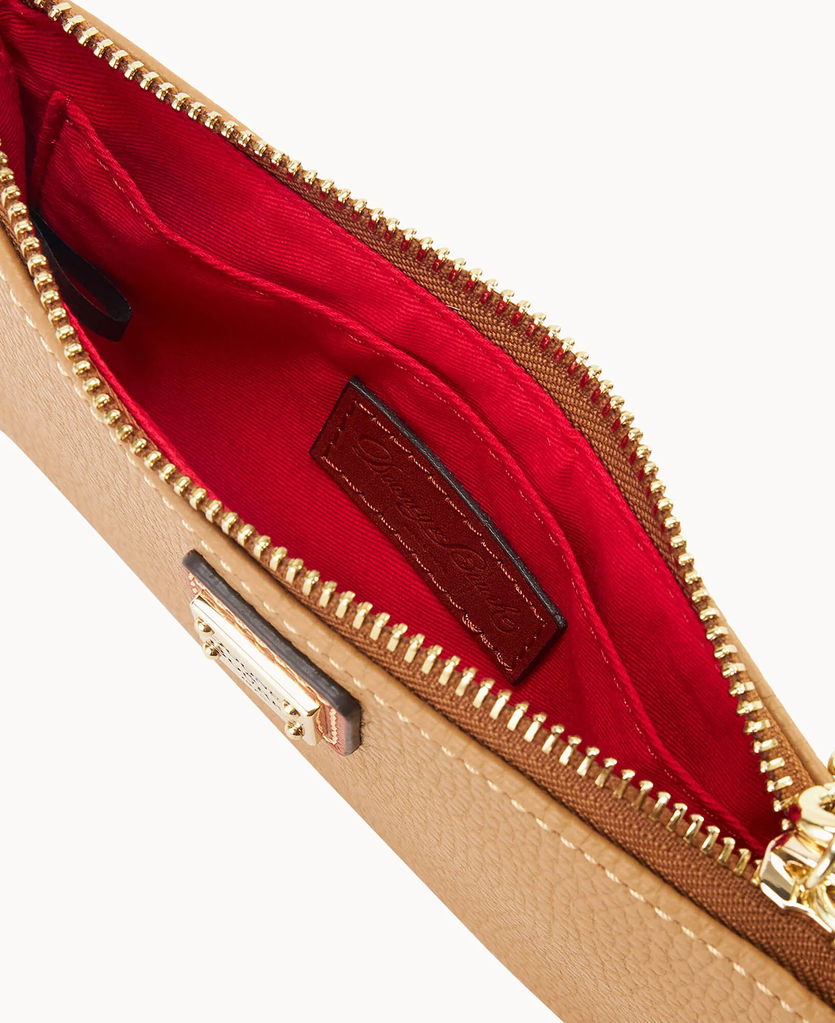 Pebble Grain Small Carrington Wristlet - Image 18