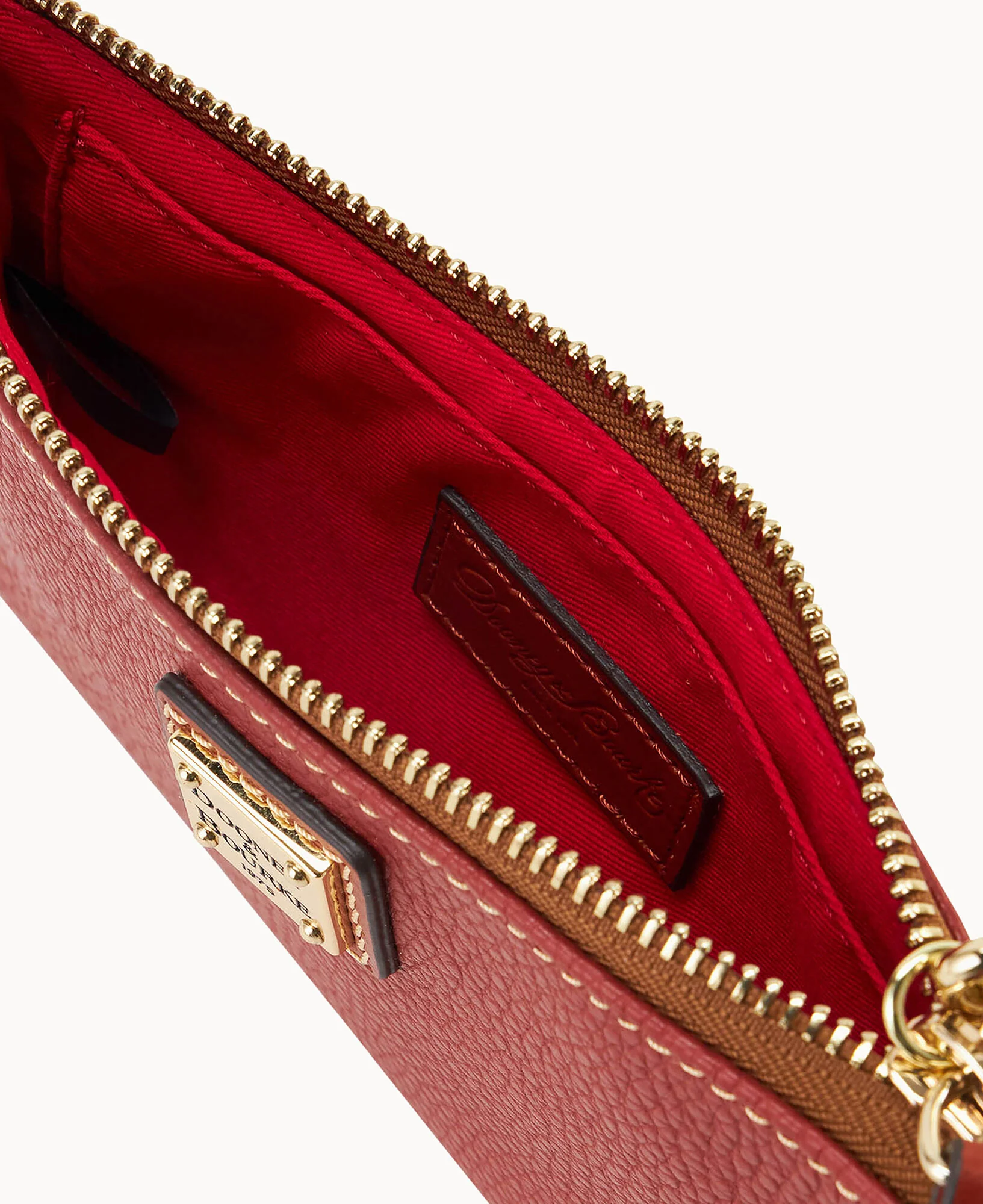 Pebble Grain Small Carrington Wristlet - Image 30