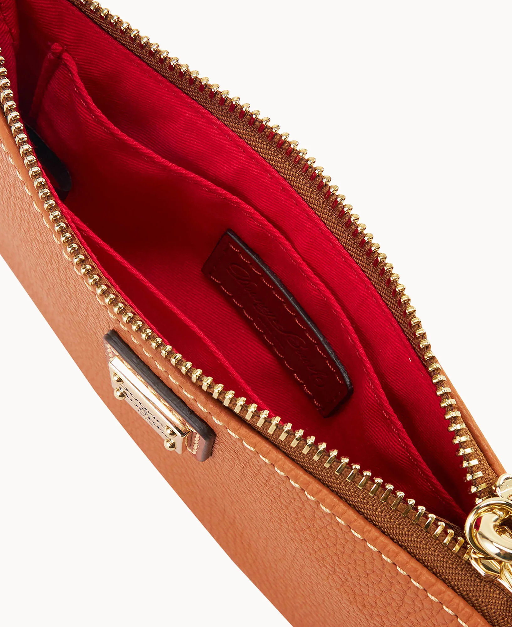 Pebble Grain Small Carrington Wristlet - Image 33