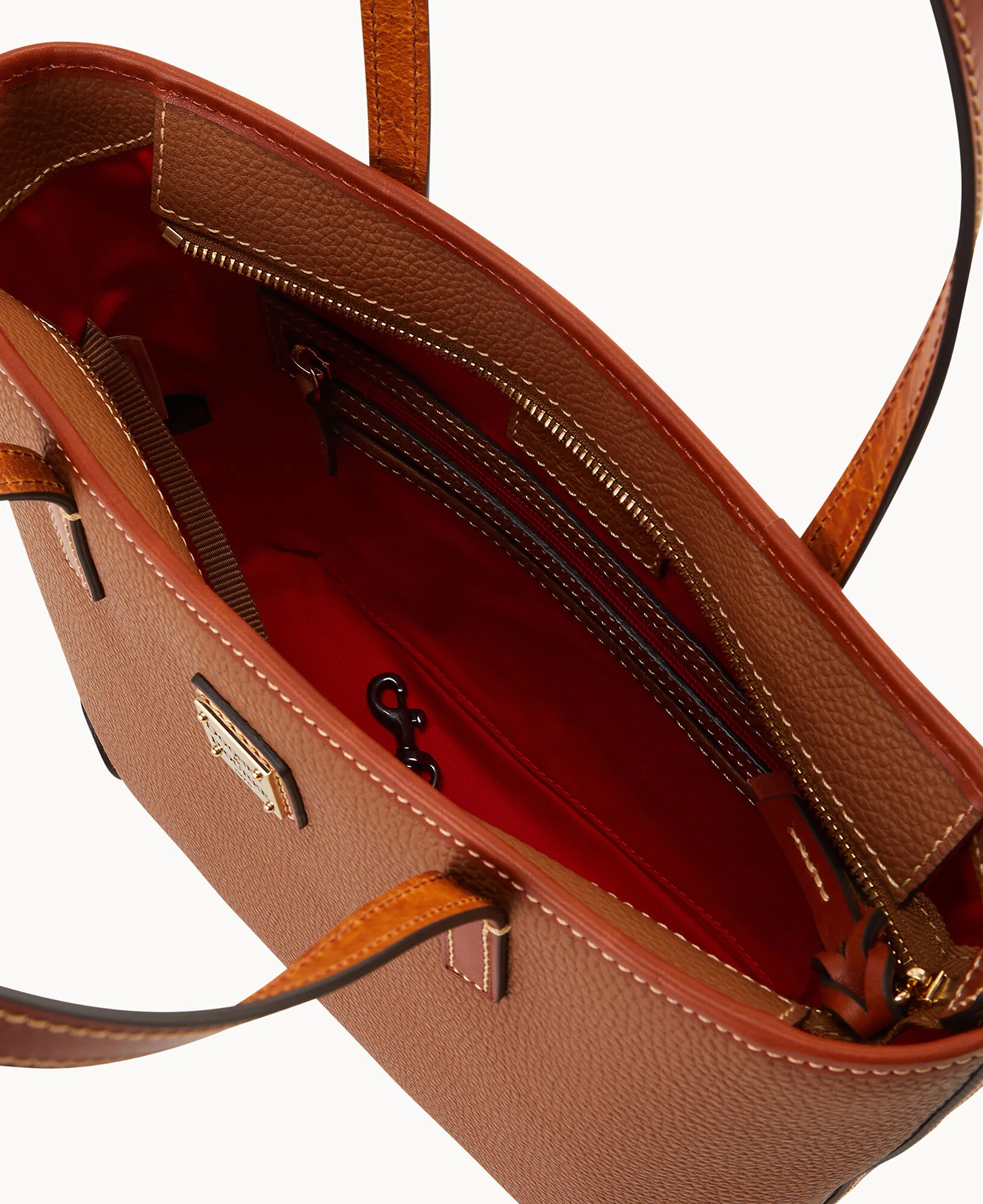 Pebble Grain Small Charleston Shopper - Image 13