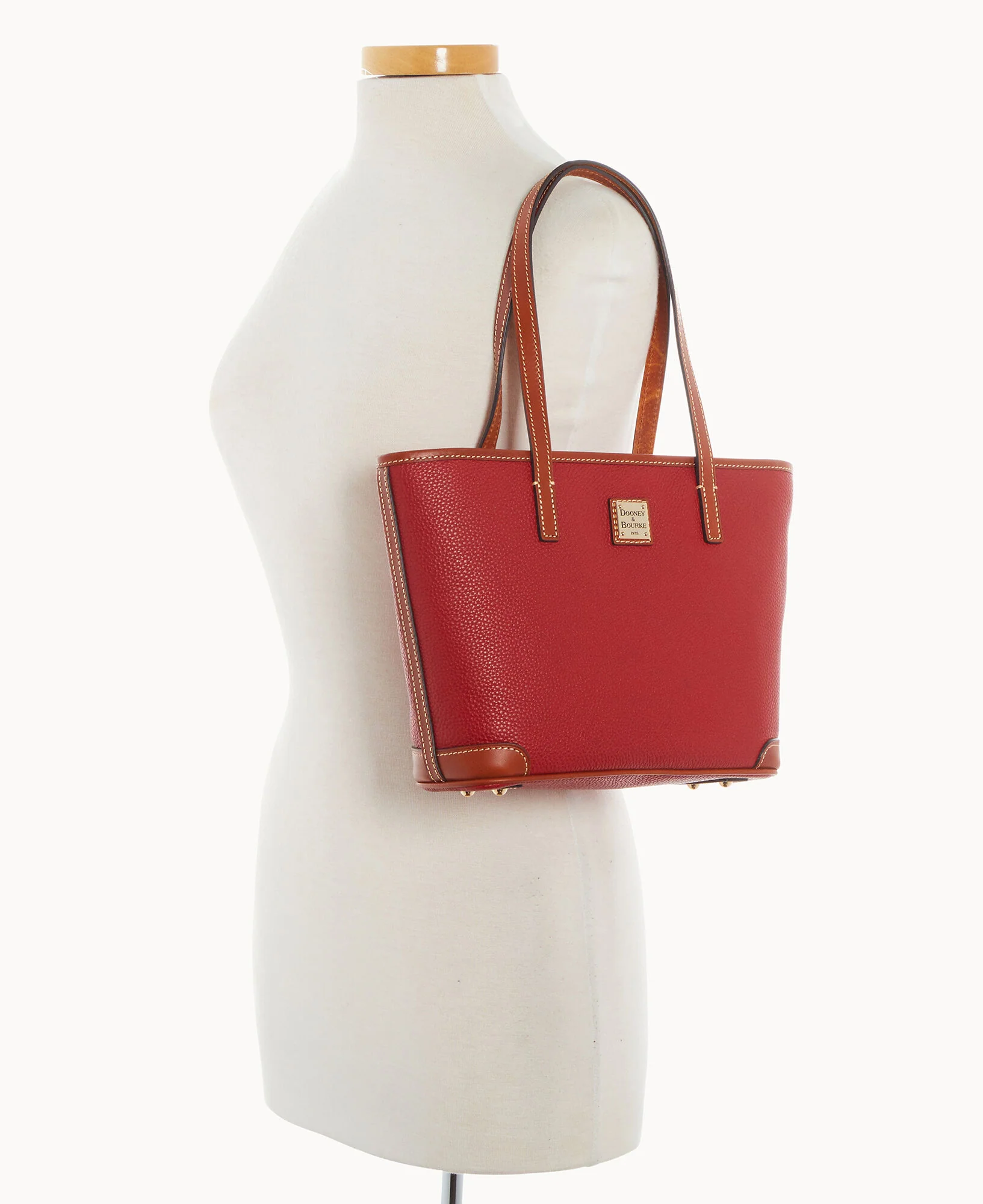 Pebble Grain Small Charleston Shopper - Image 5