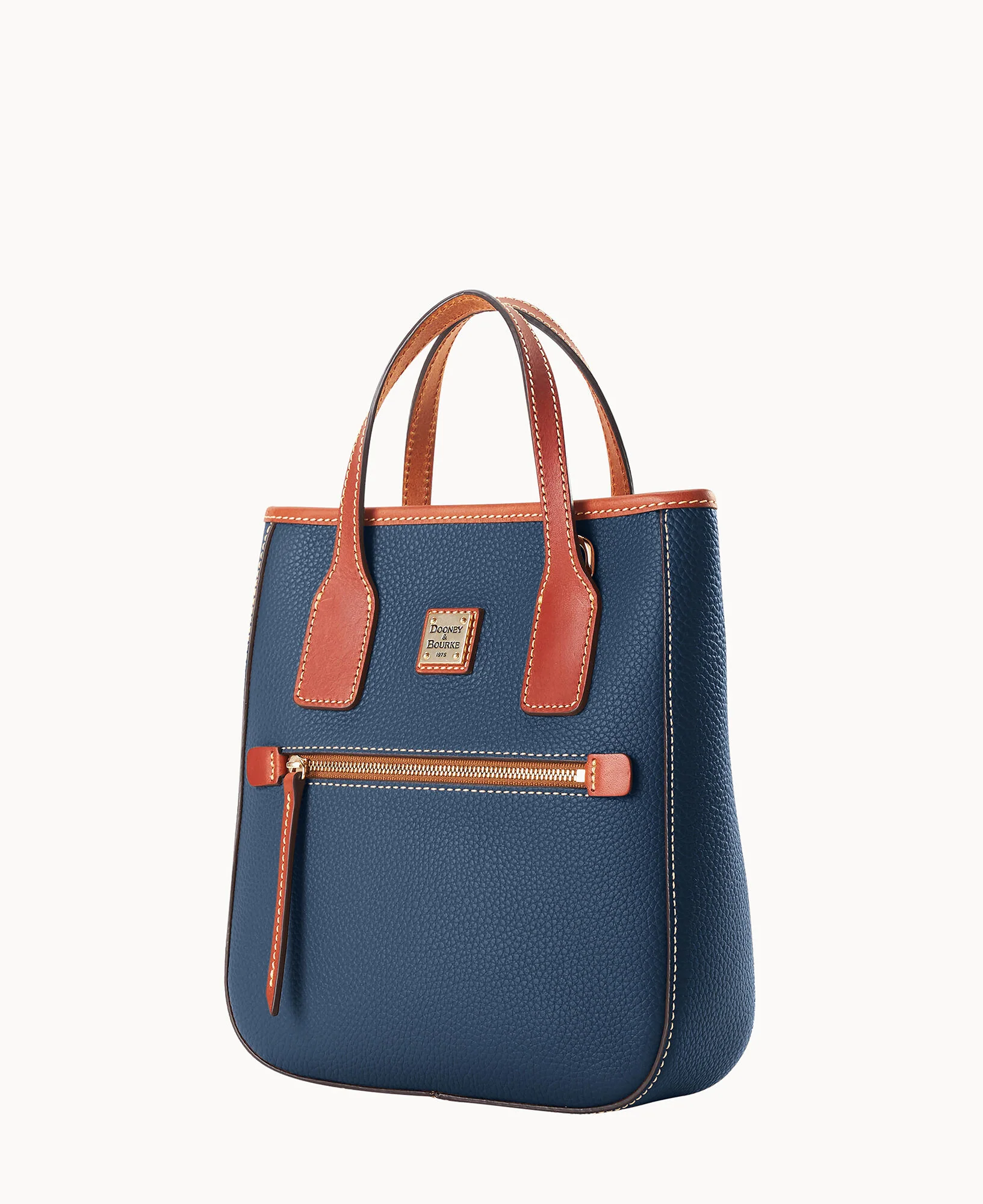 Pebble Grain Small Handle Tote - Image 26