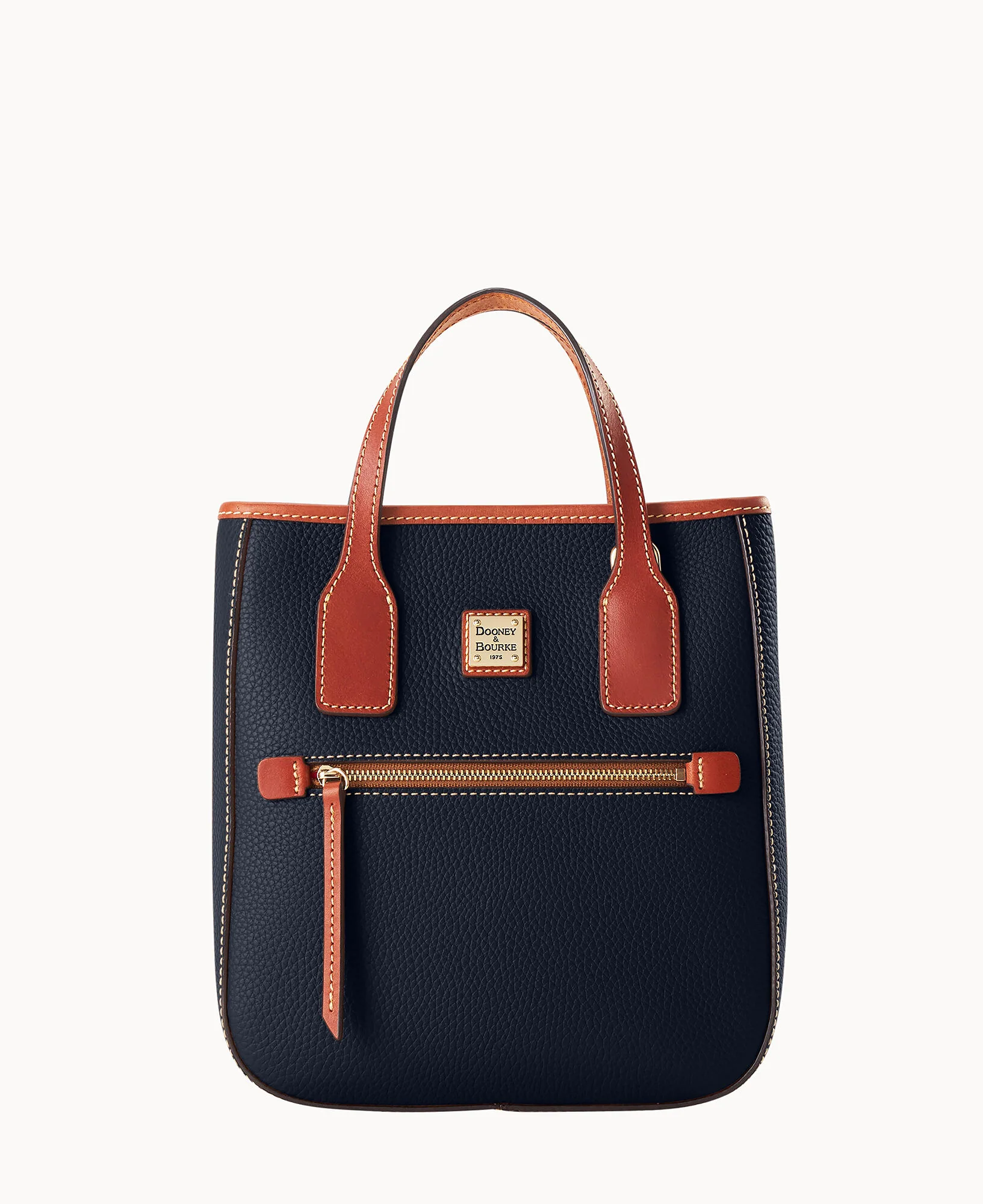 Pebble Grain Small Handle Tote - Image 29