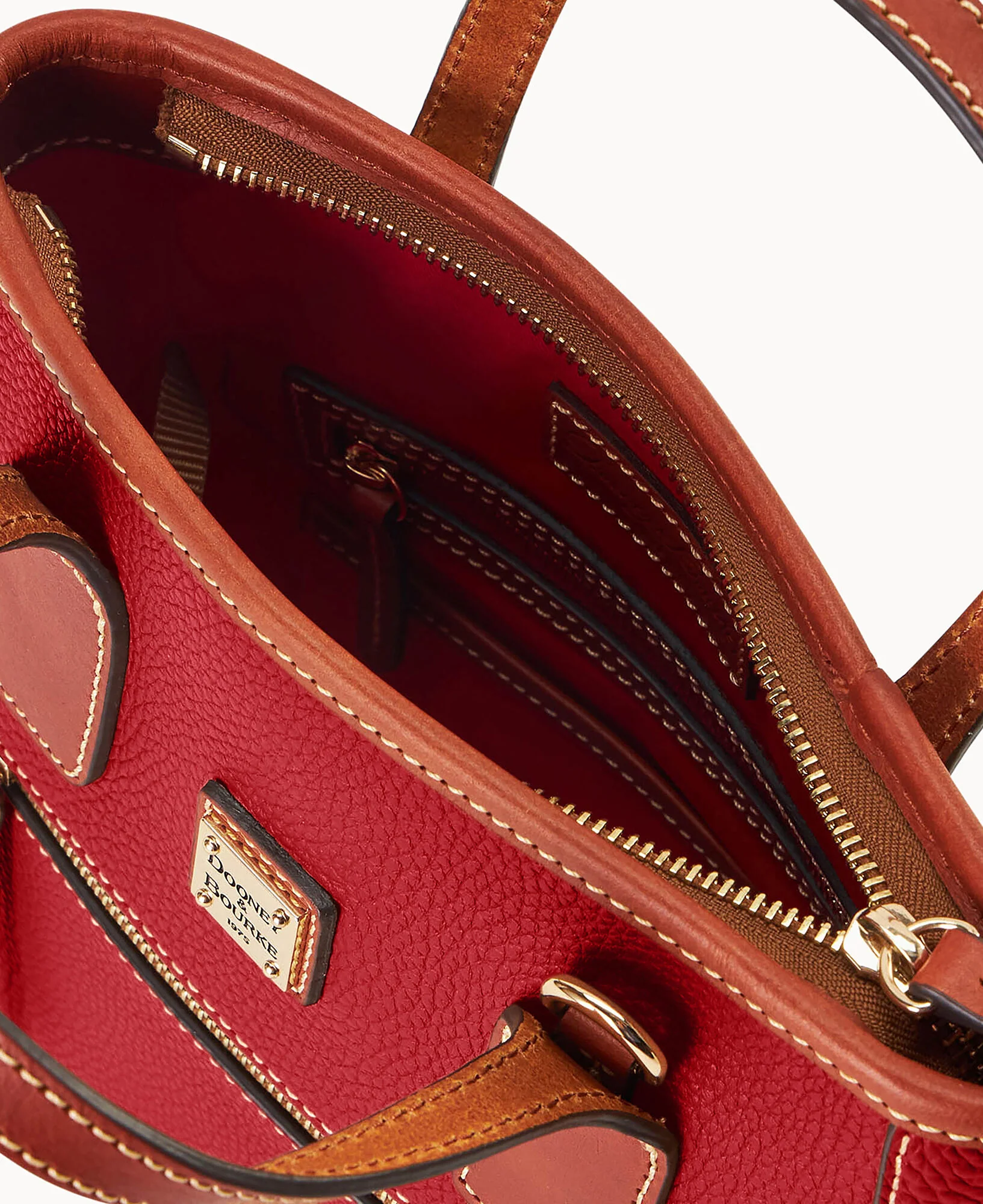 Pebble Grain Small Handle Tote - Image 35