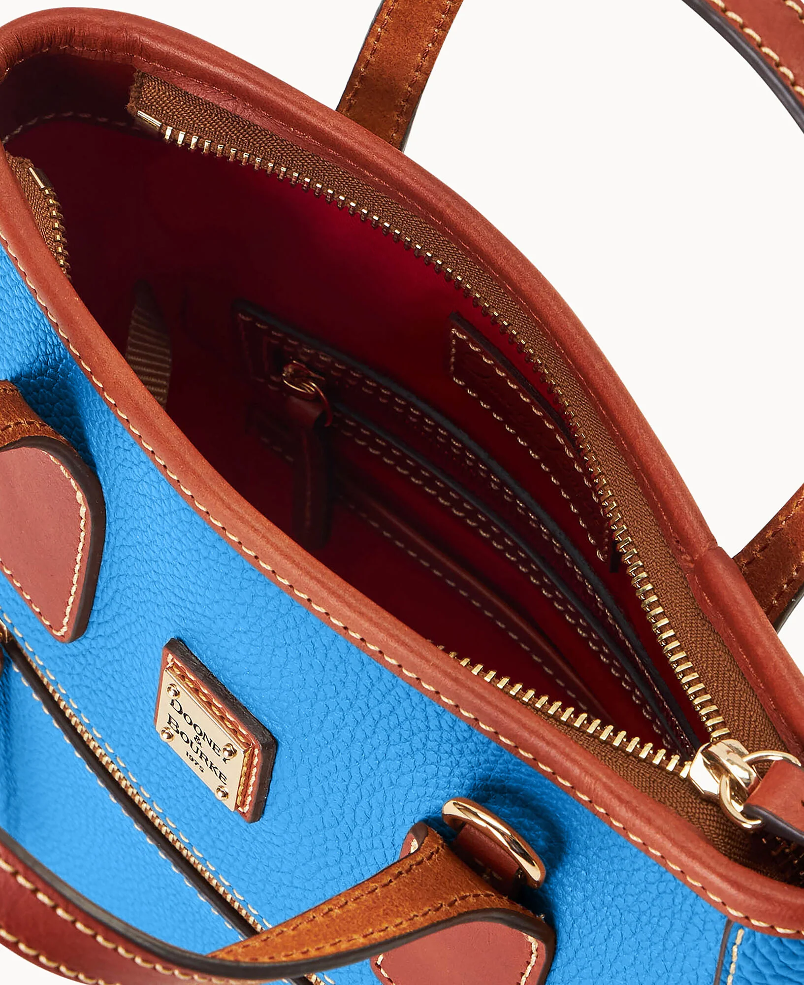 Pebble Grain Small Handle Tote - Image 39