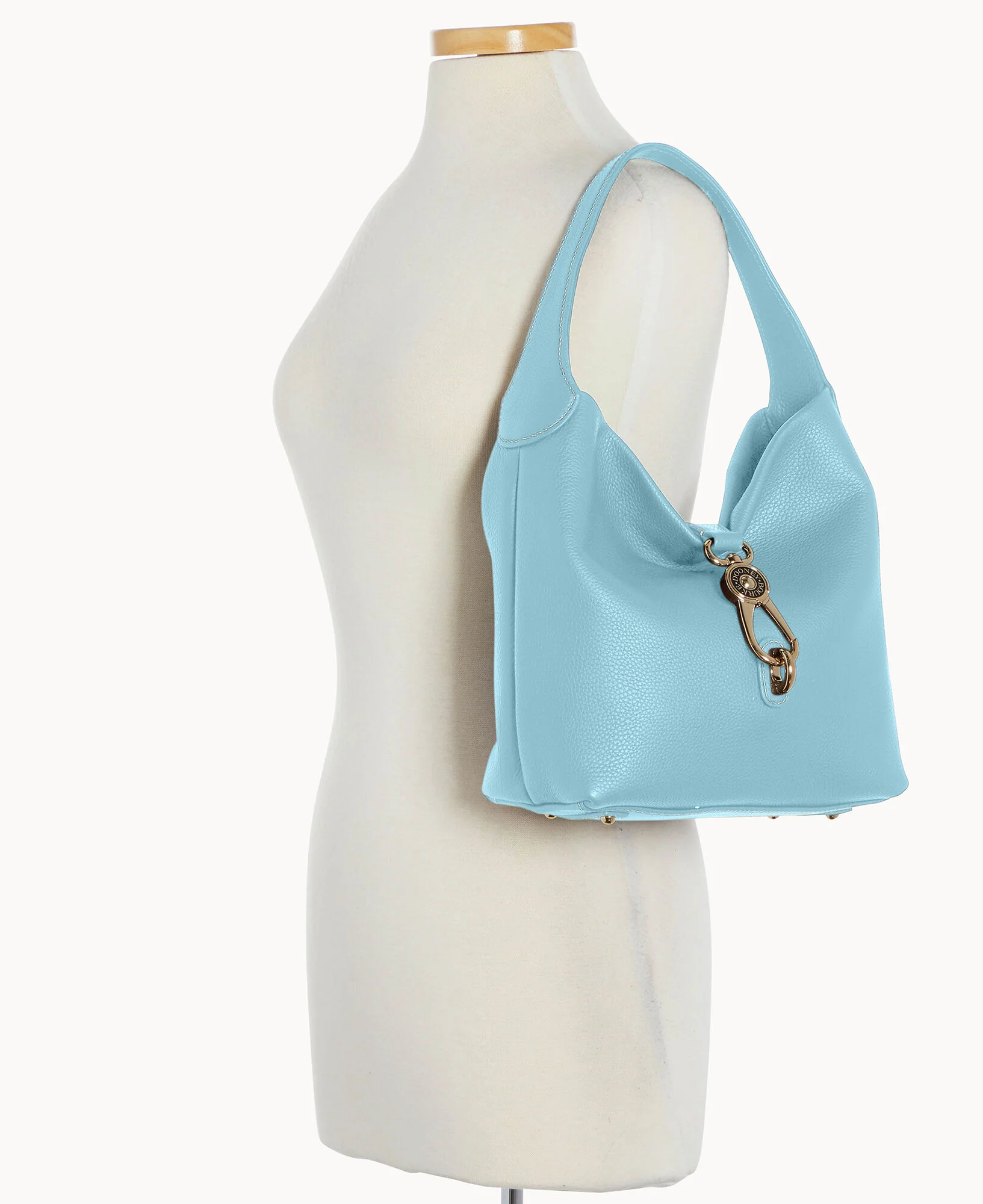 Pebble Grain Small Logo Lock Sac - Image 4