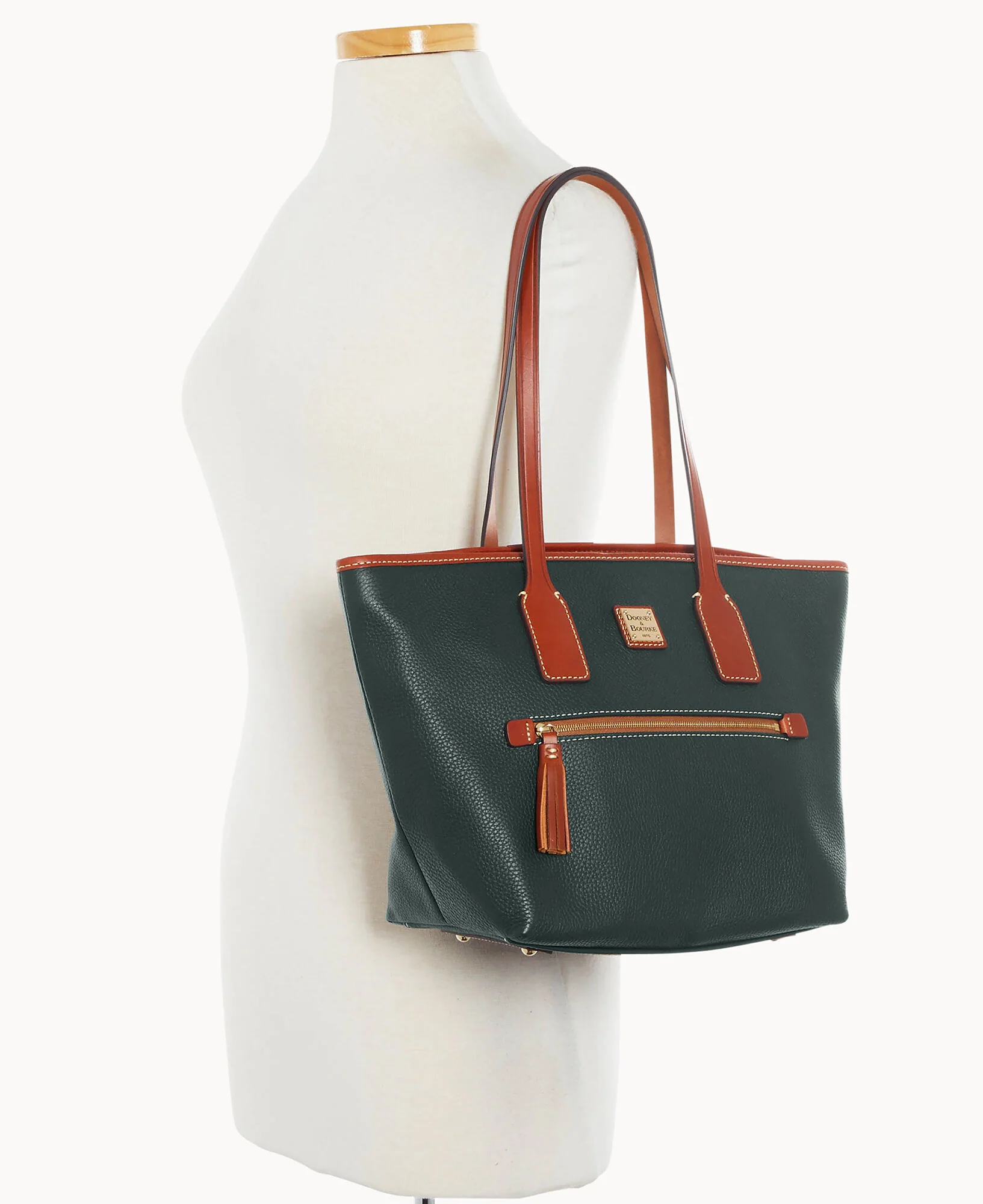Pebble Grain Small Tote - Image 28