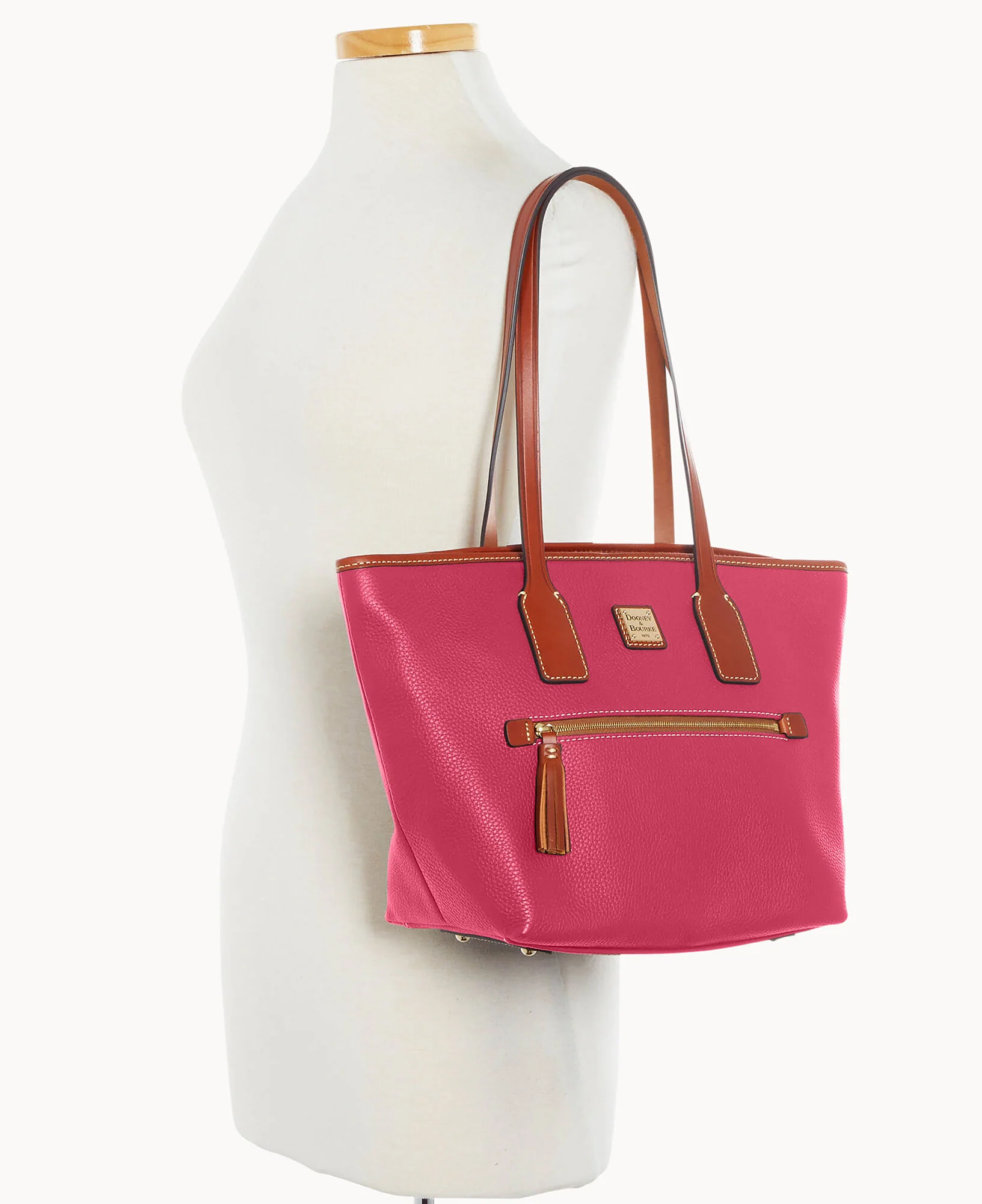 Pebble Grain Small Tote - Image 32