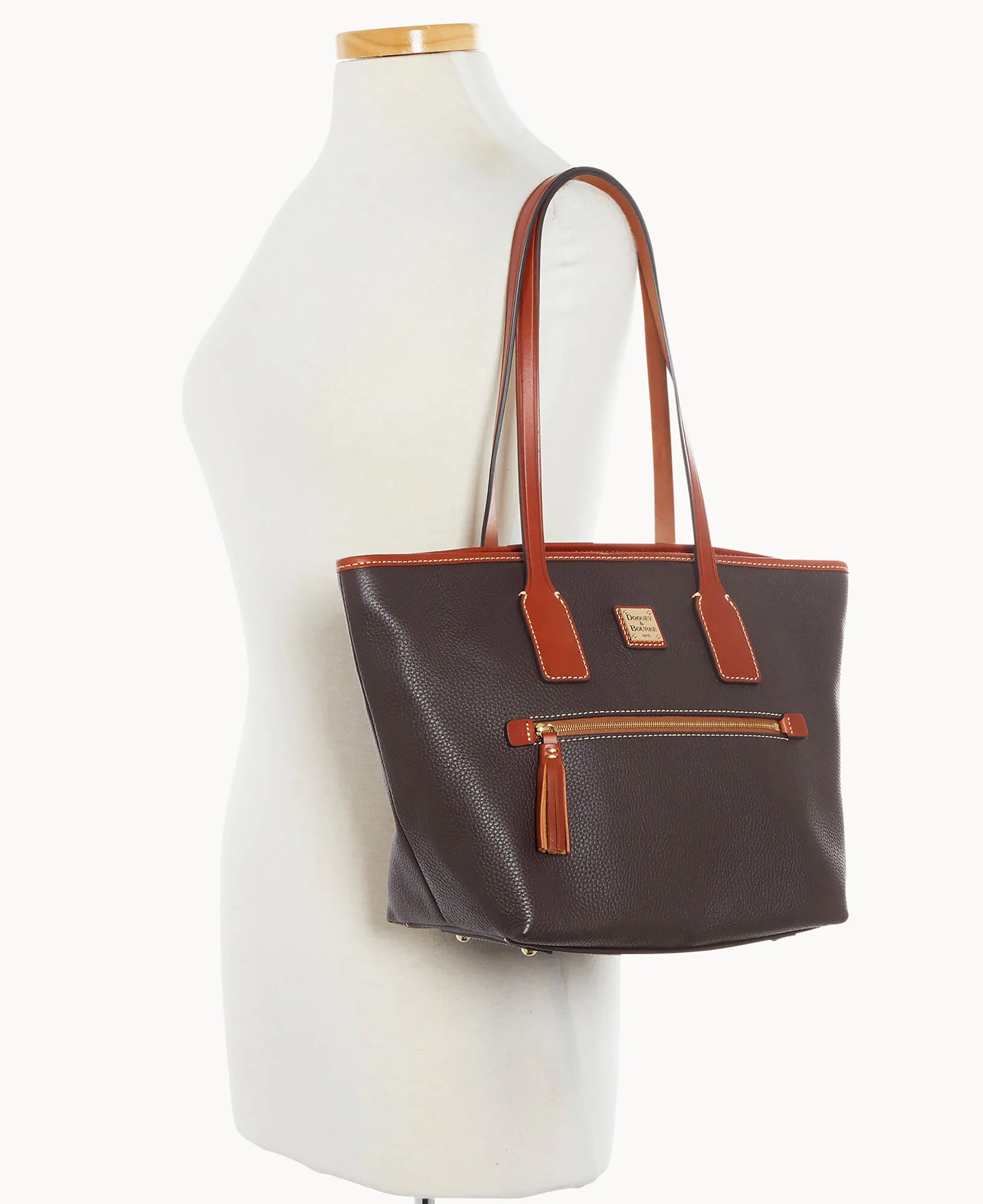 Pebble Grain Small Tote - Image 36