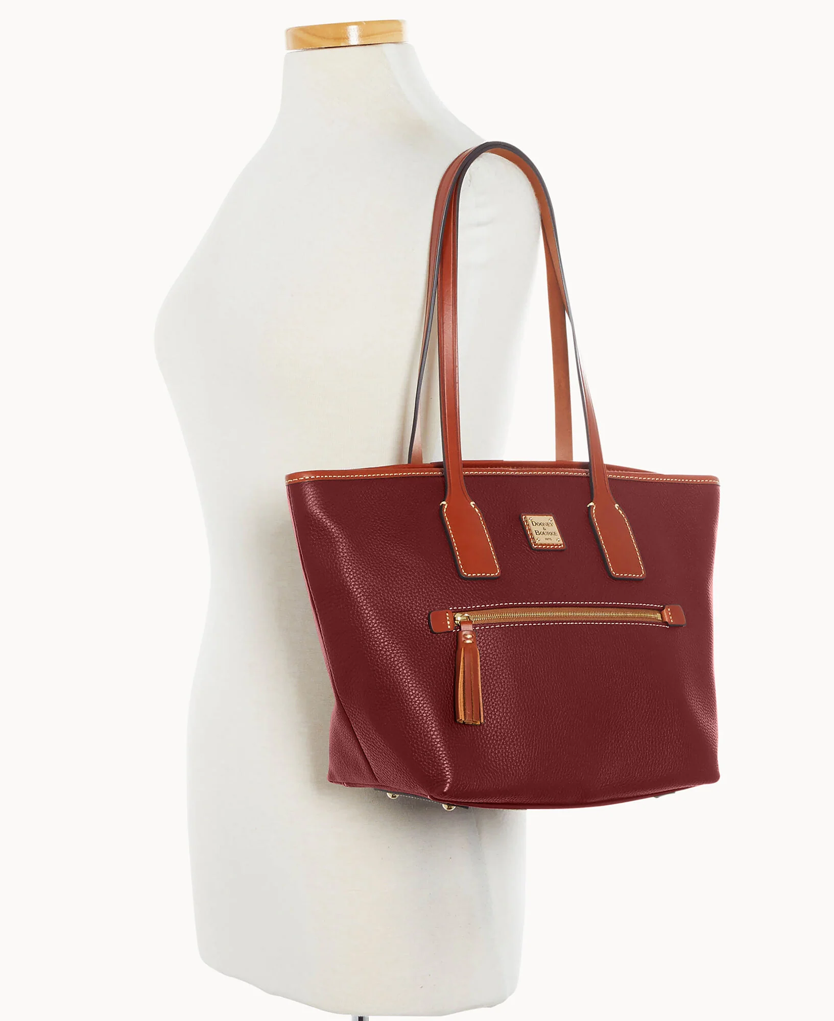 Pebble Grain Small Tote - Image 44