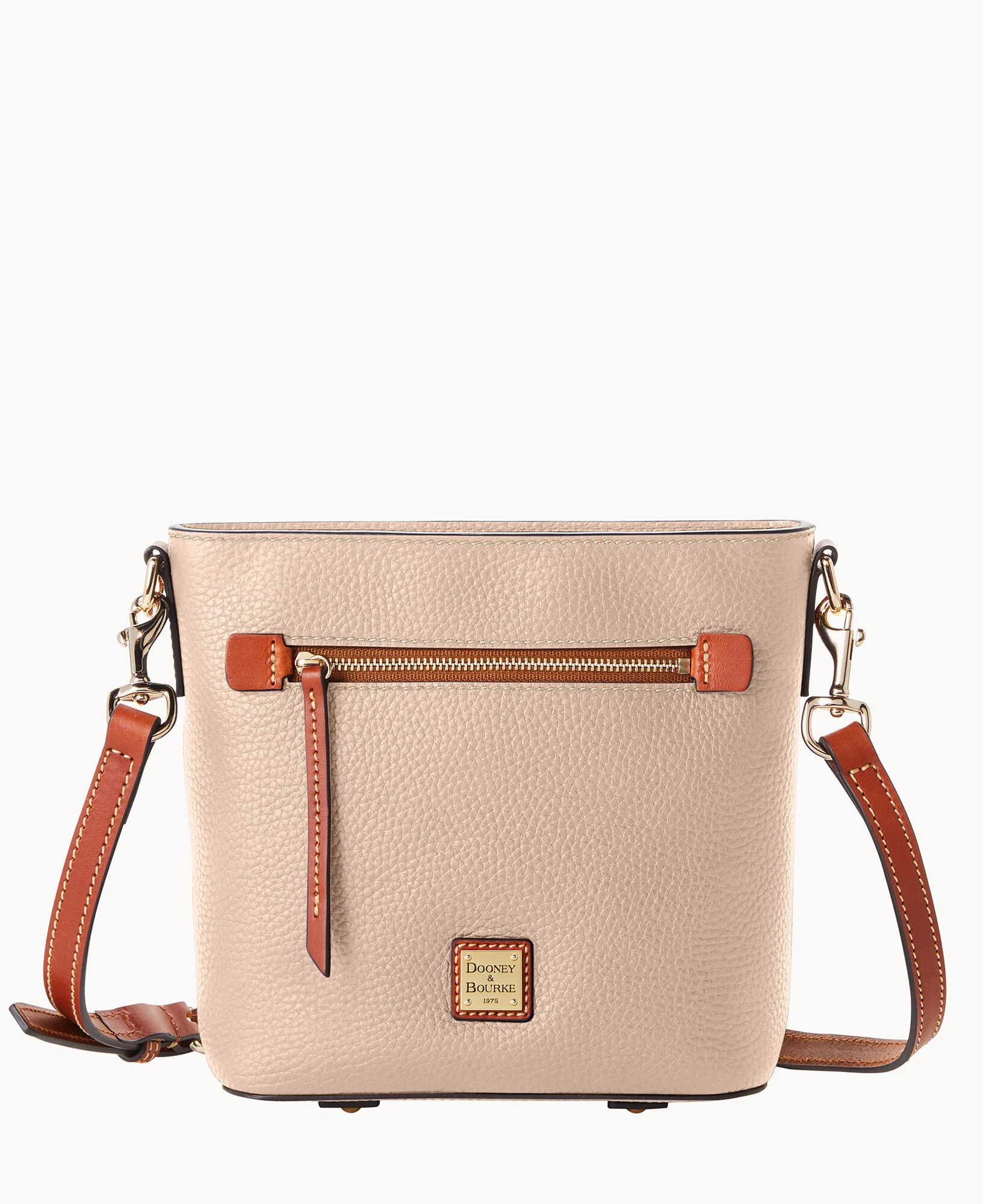 Pebble Grain Small Zip Crossbody - Image 15