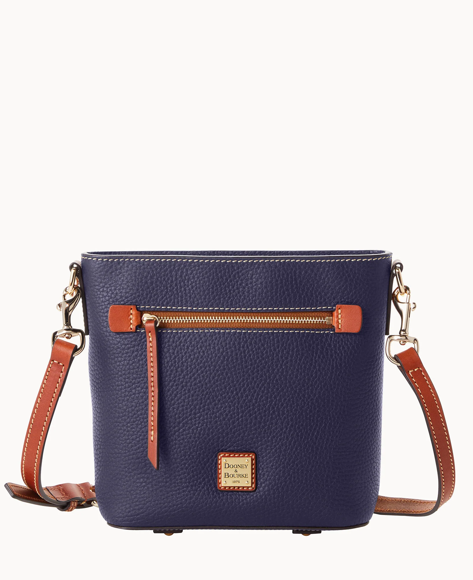 Pebble Grain Small Zip Crossbody - Image 19