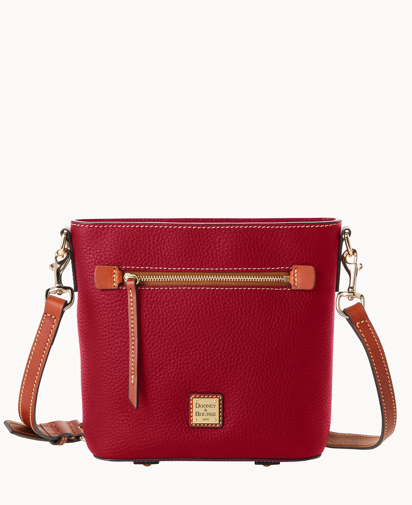 Pebble Grain Small Zip Crossbody - Image 26