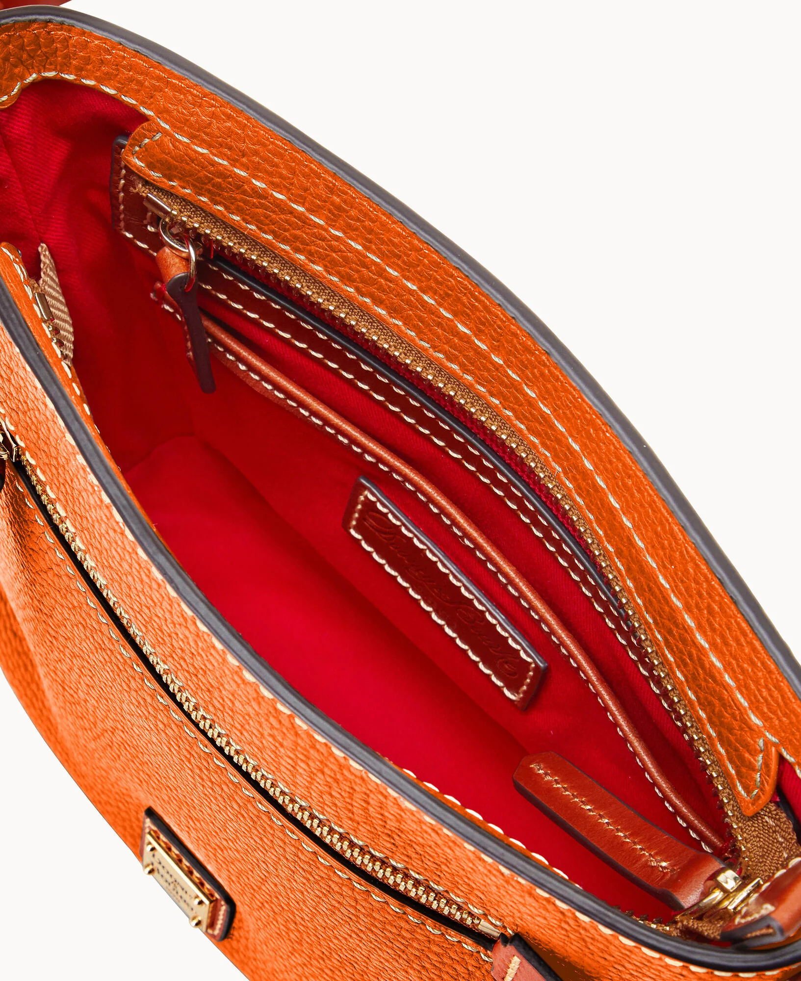 Pebble Grain Small Zip Crossbody - Image 3