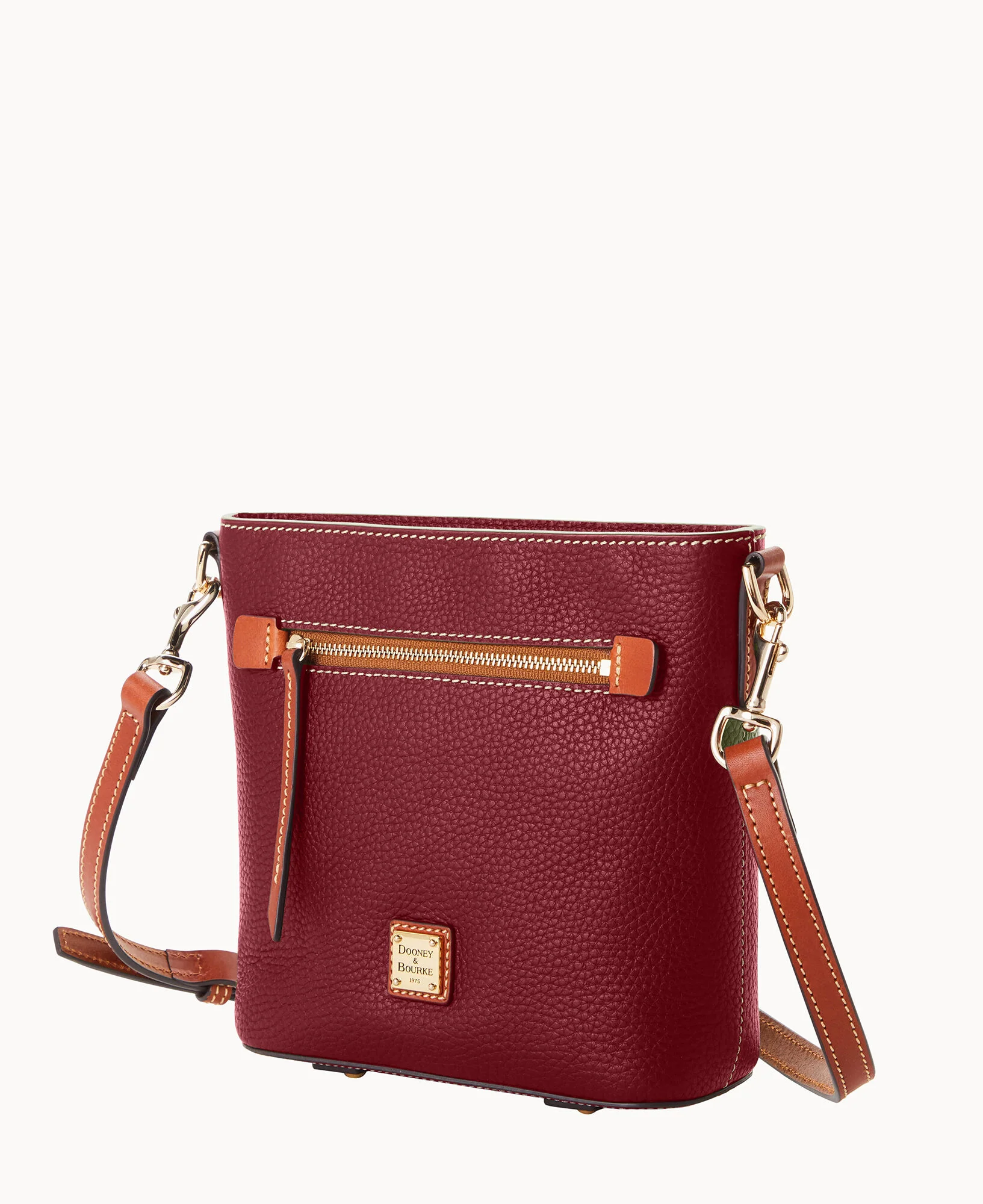 Pebble Grain Small Zip Crossbody - Image 33