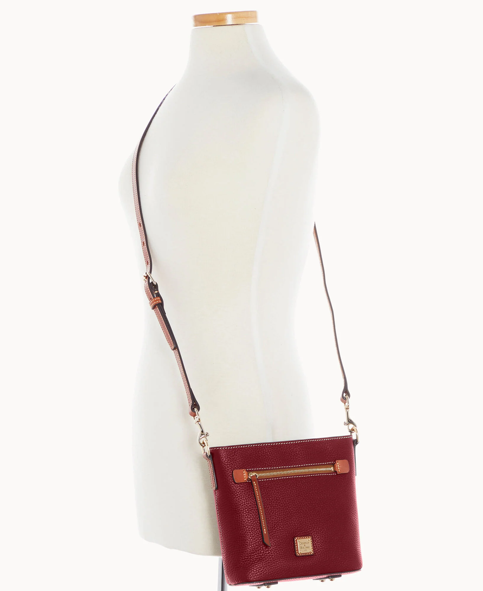 Pebble Grain Small Zip Crossbody - Image 35