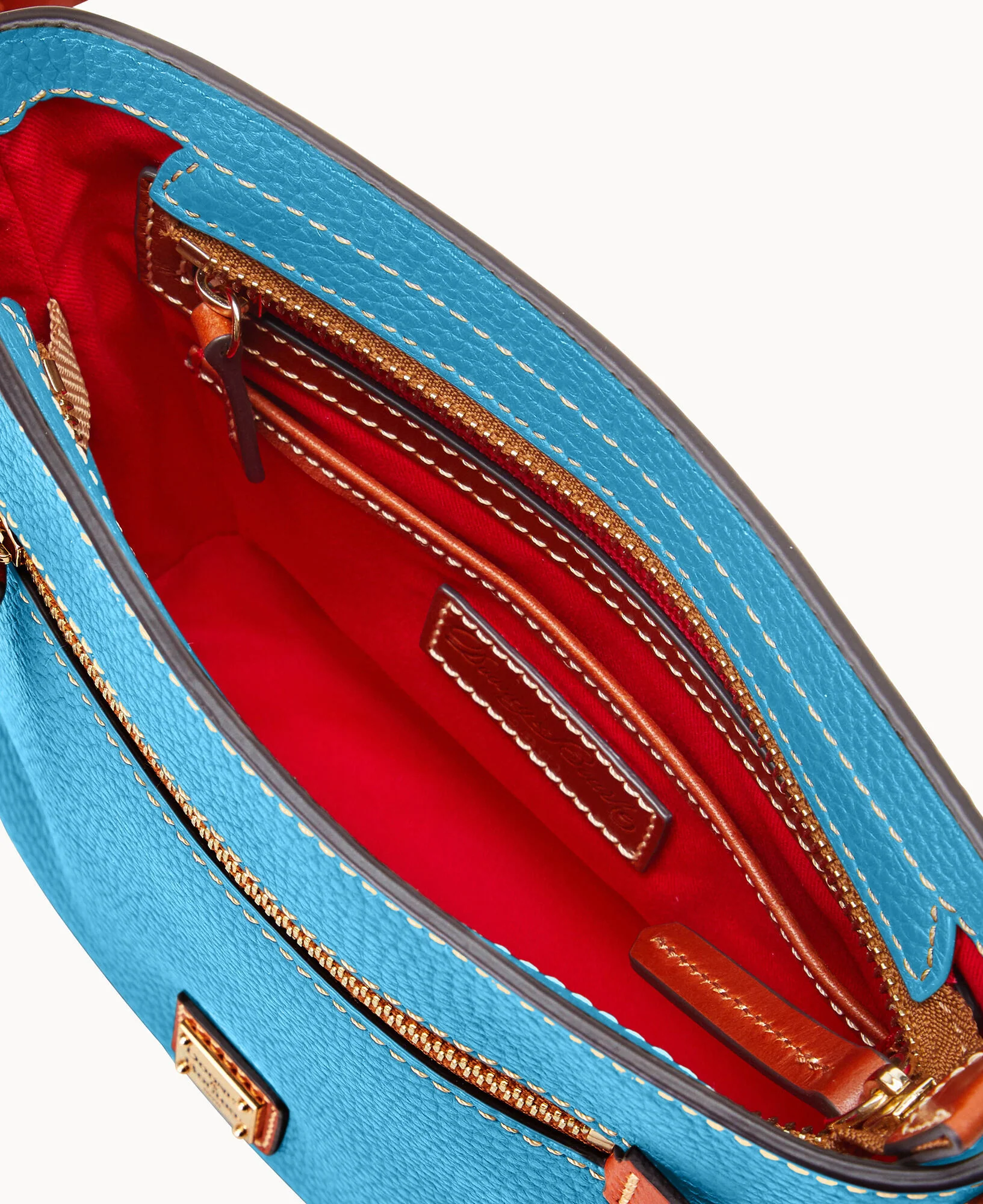Pebble Grain Small Zip Crossbody - Image 37