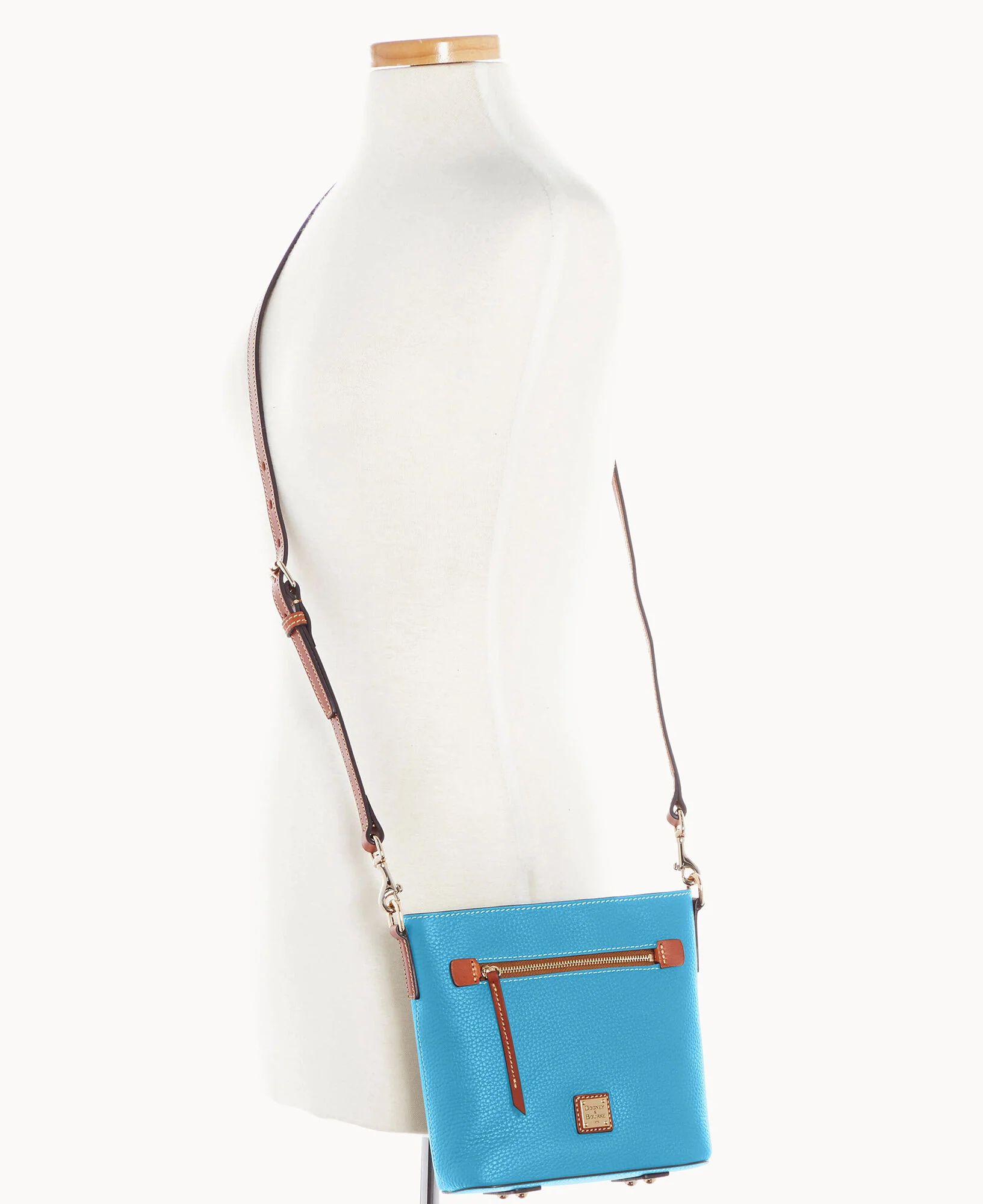 Pebble Grain Small Zip Crossbody - Image 38