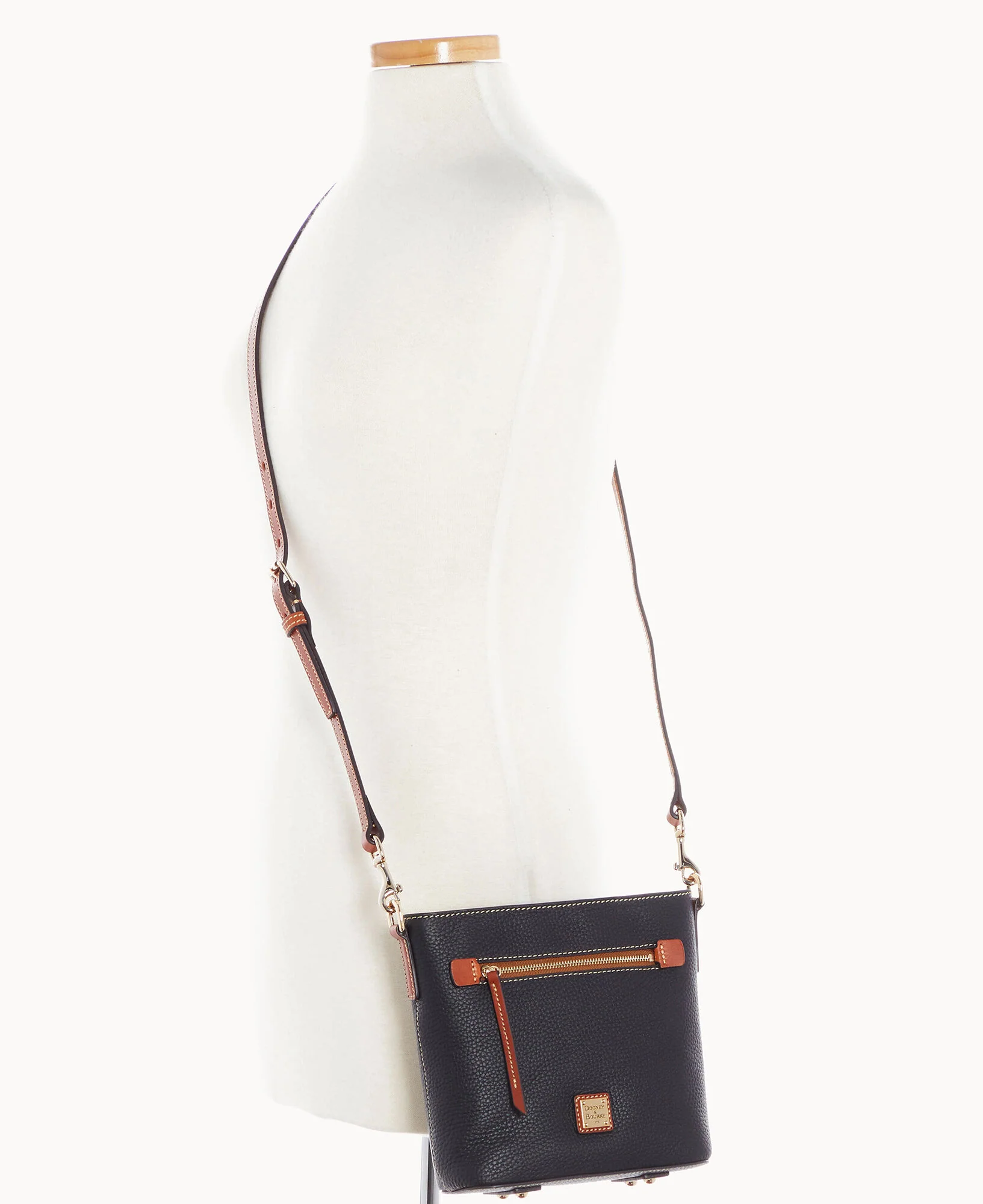 Pebble Grain Small Zip Crossbody - Image 42