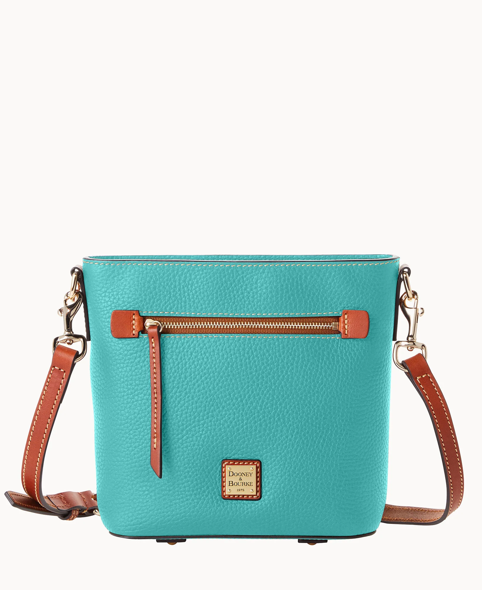Pebble Grain Small Zip Crossbody - Image 43