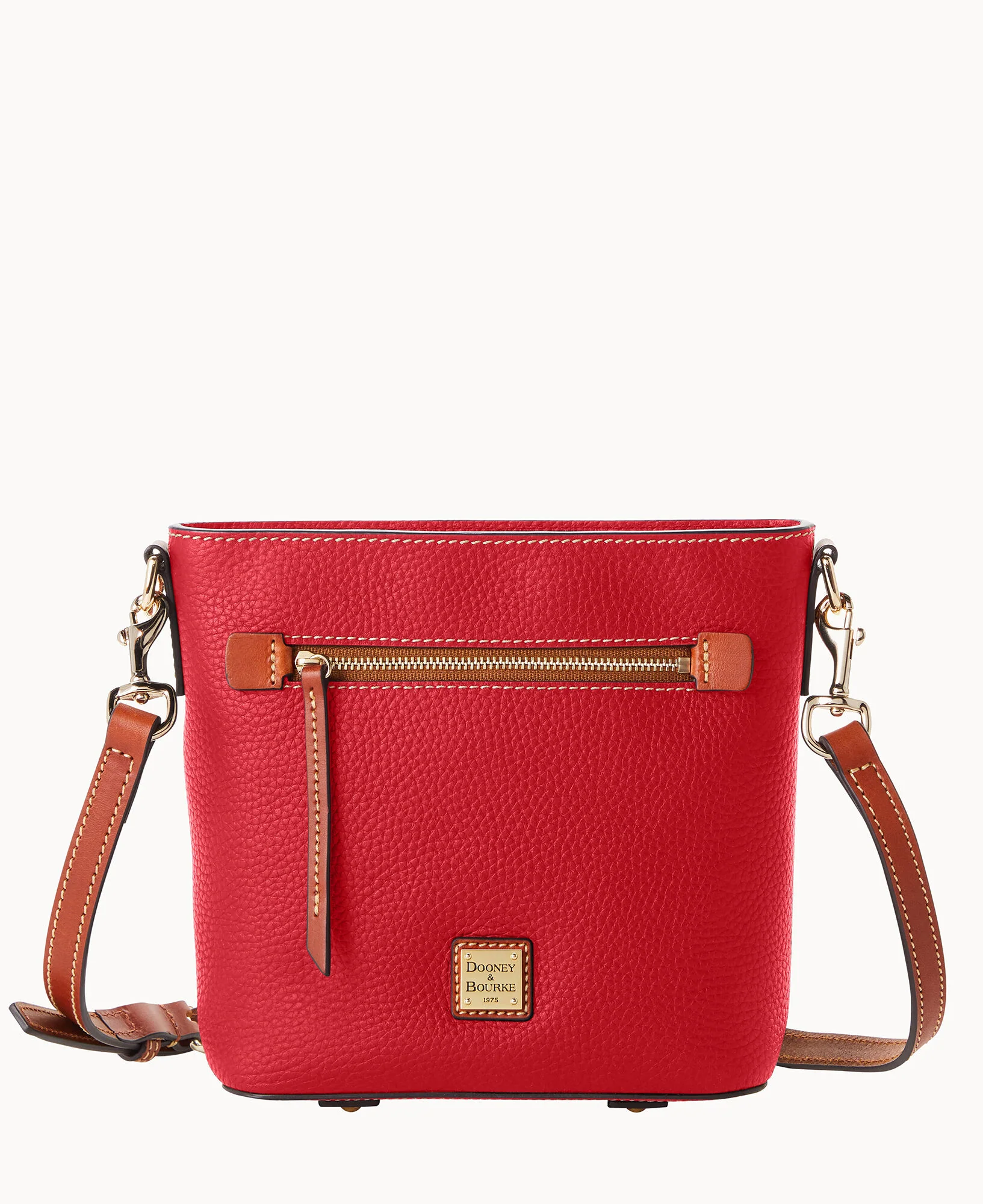 Pebble Grain Small Zip Crossbody - Image 47