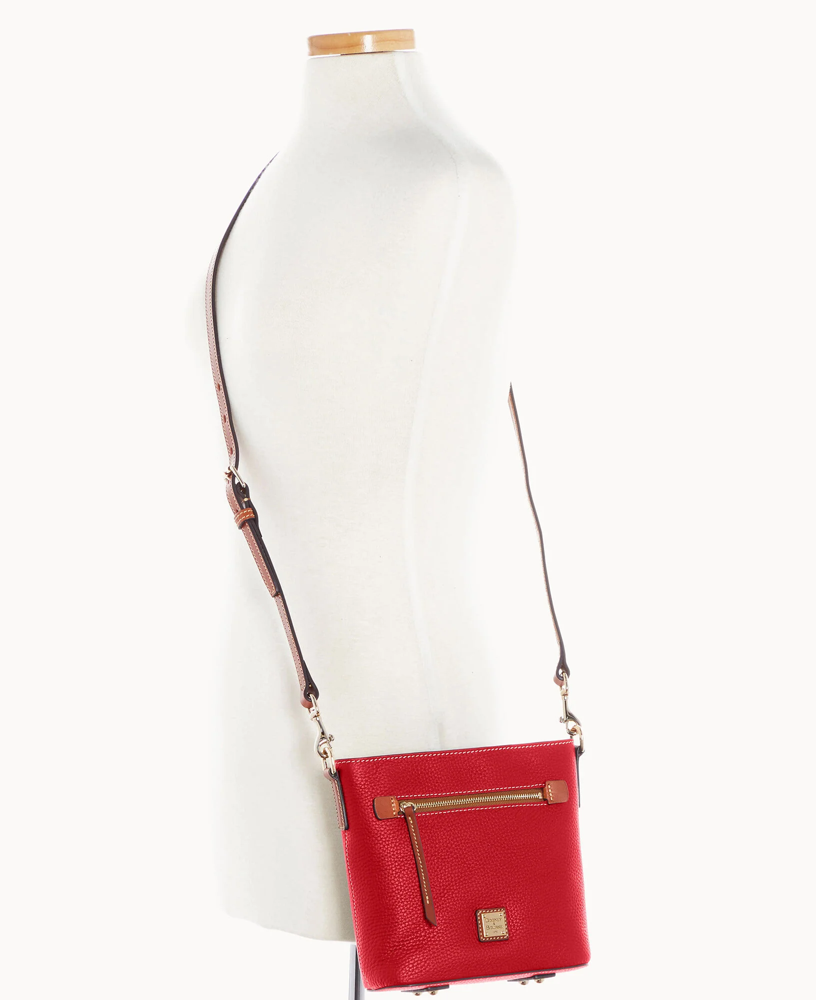 Pebble Grain Small Zip Crossbody - Image 50