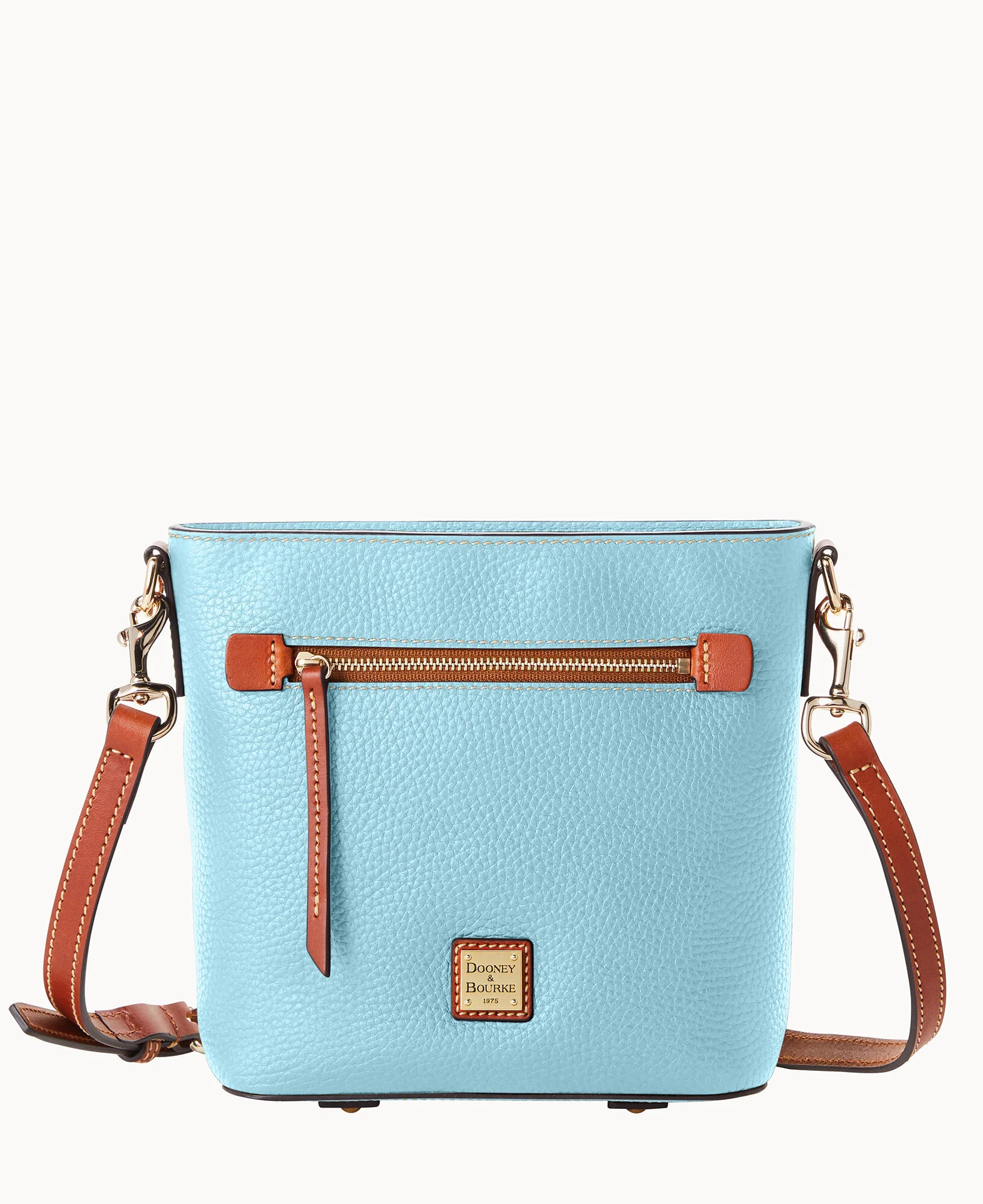 Pebble Grain Small Zip Crossbody - Image 70