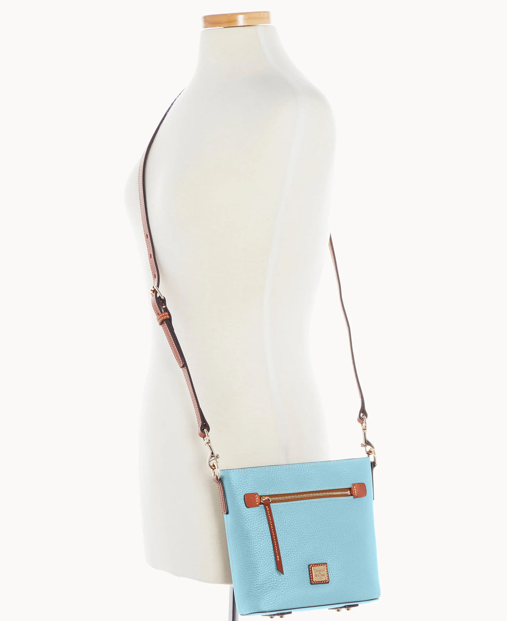 Pebble Grain Small Zip Crossbody - Image 73