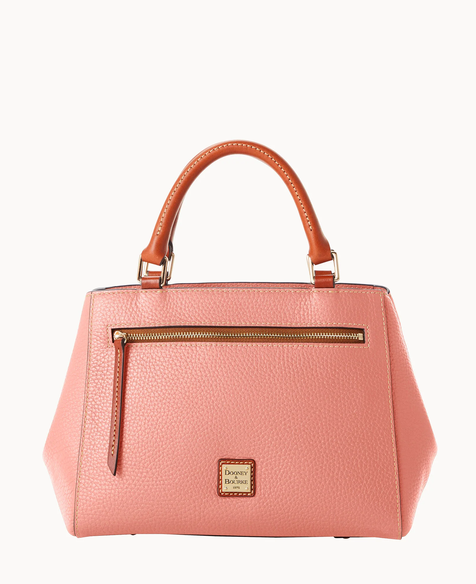 Pebble Grain Small Zip Satchel - Image 116
