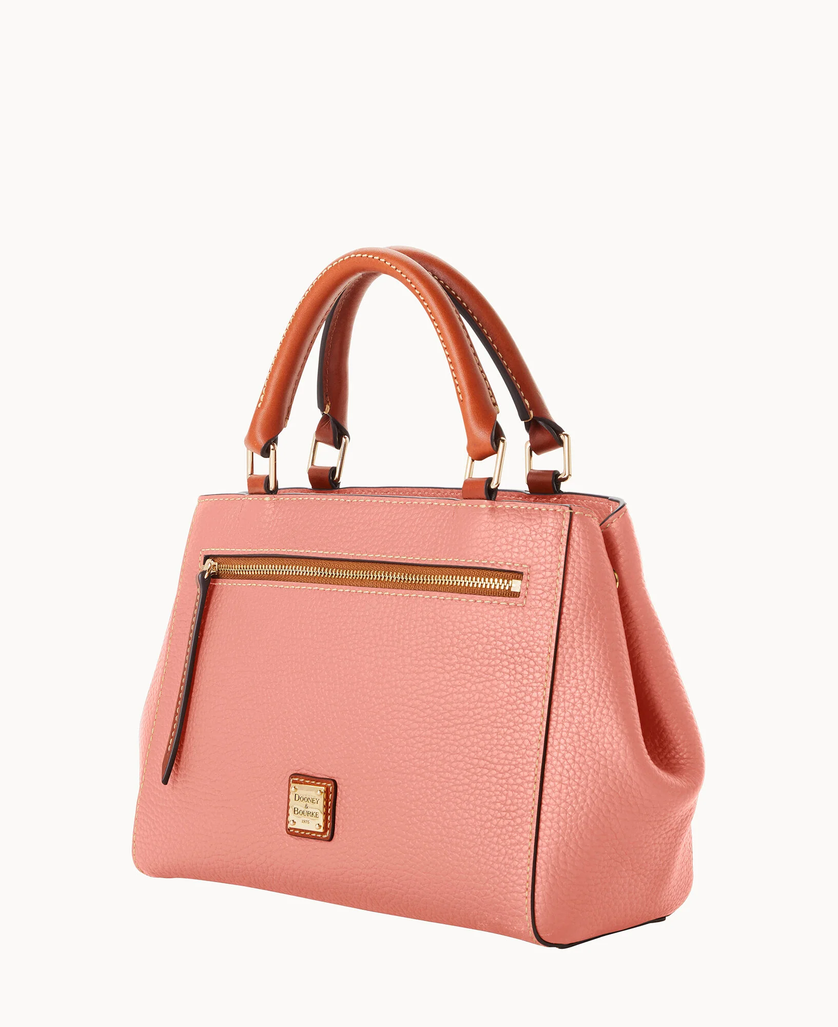 Pebble Grain Small Zip Satchel - Image 117