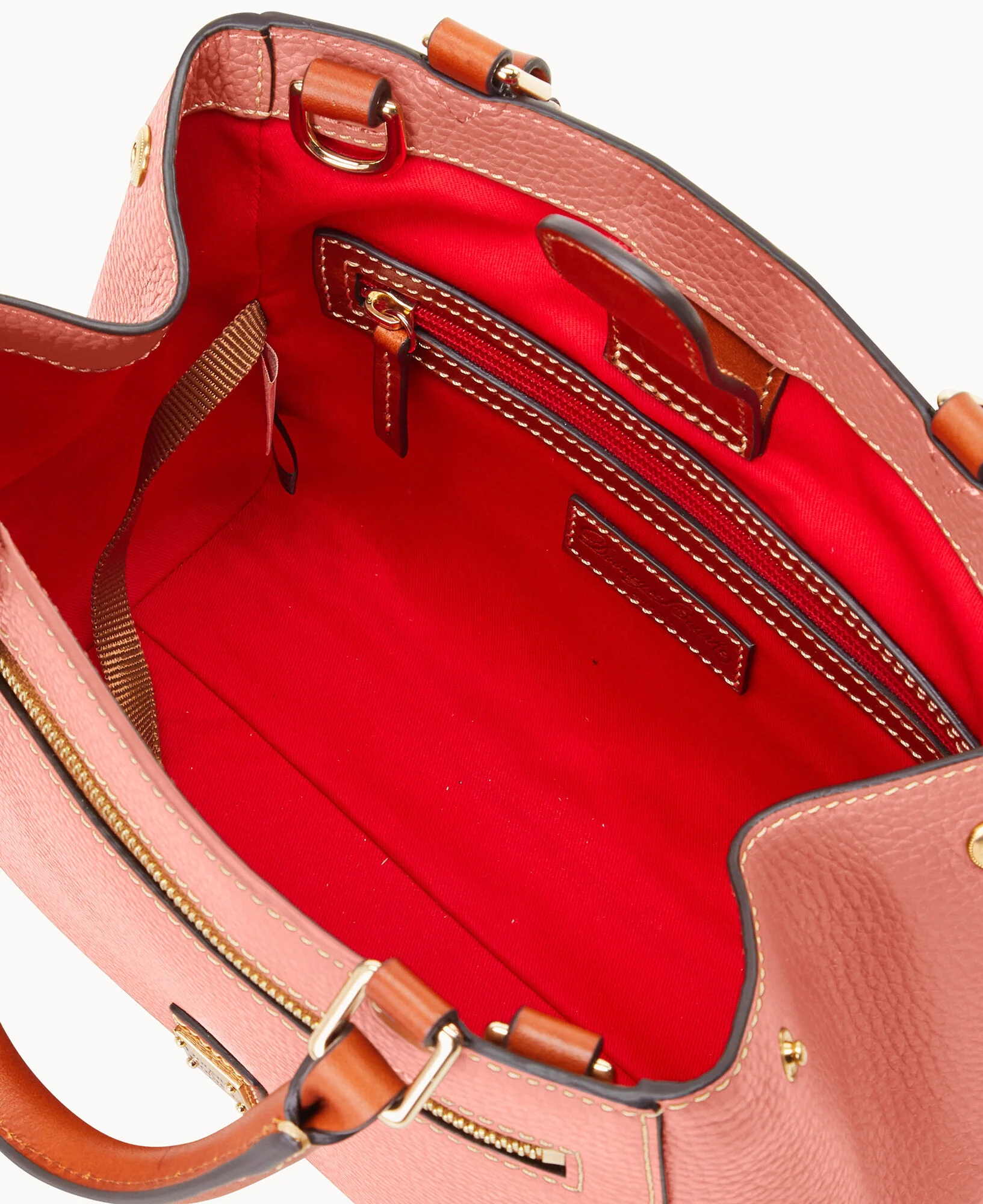 Pebble Grain Small Zip Satchel - Image 118