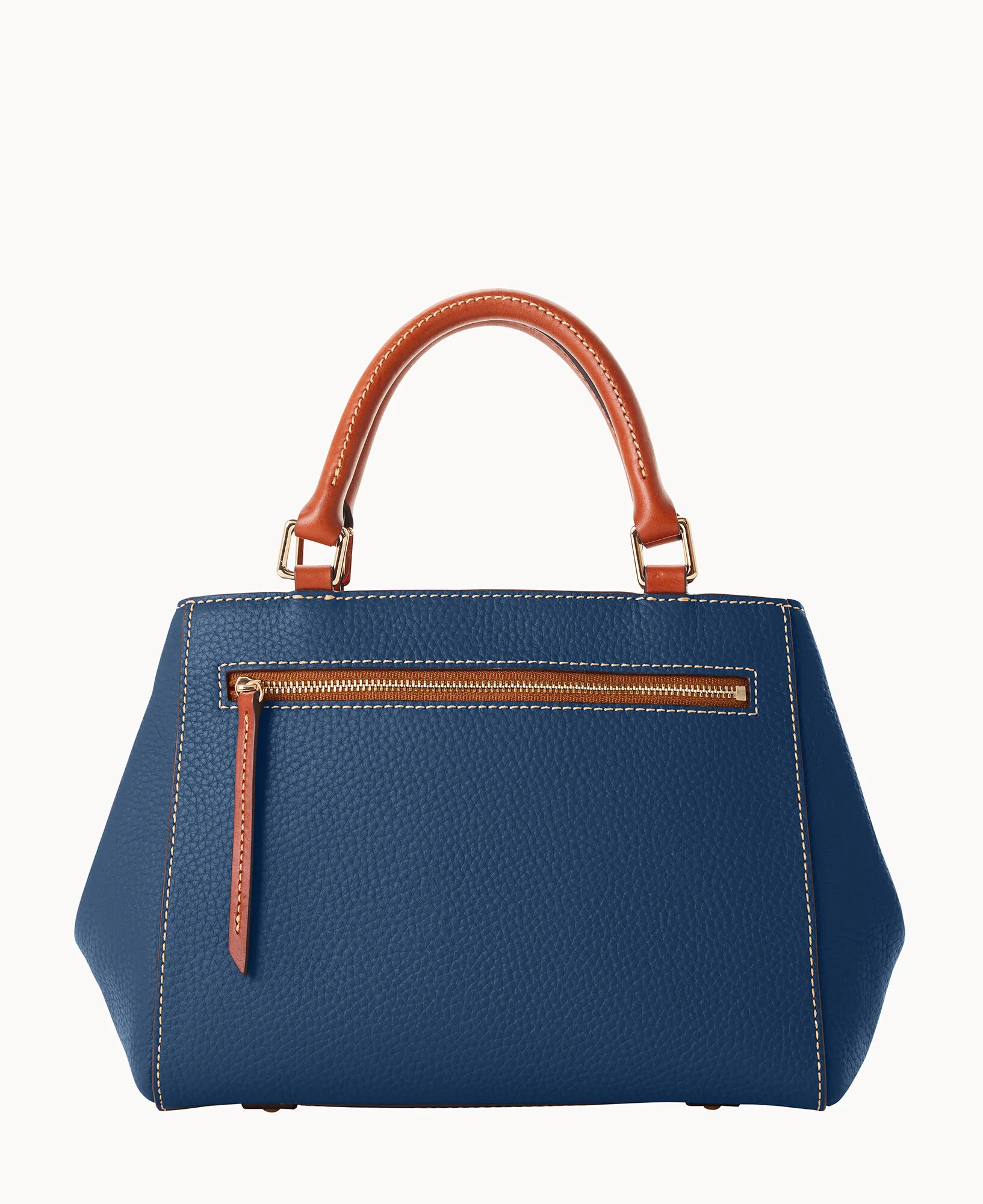 Pebble Grain Small Zip Satchel - Image 144